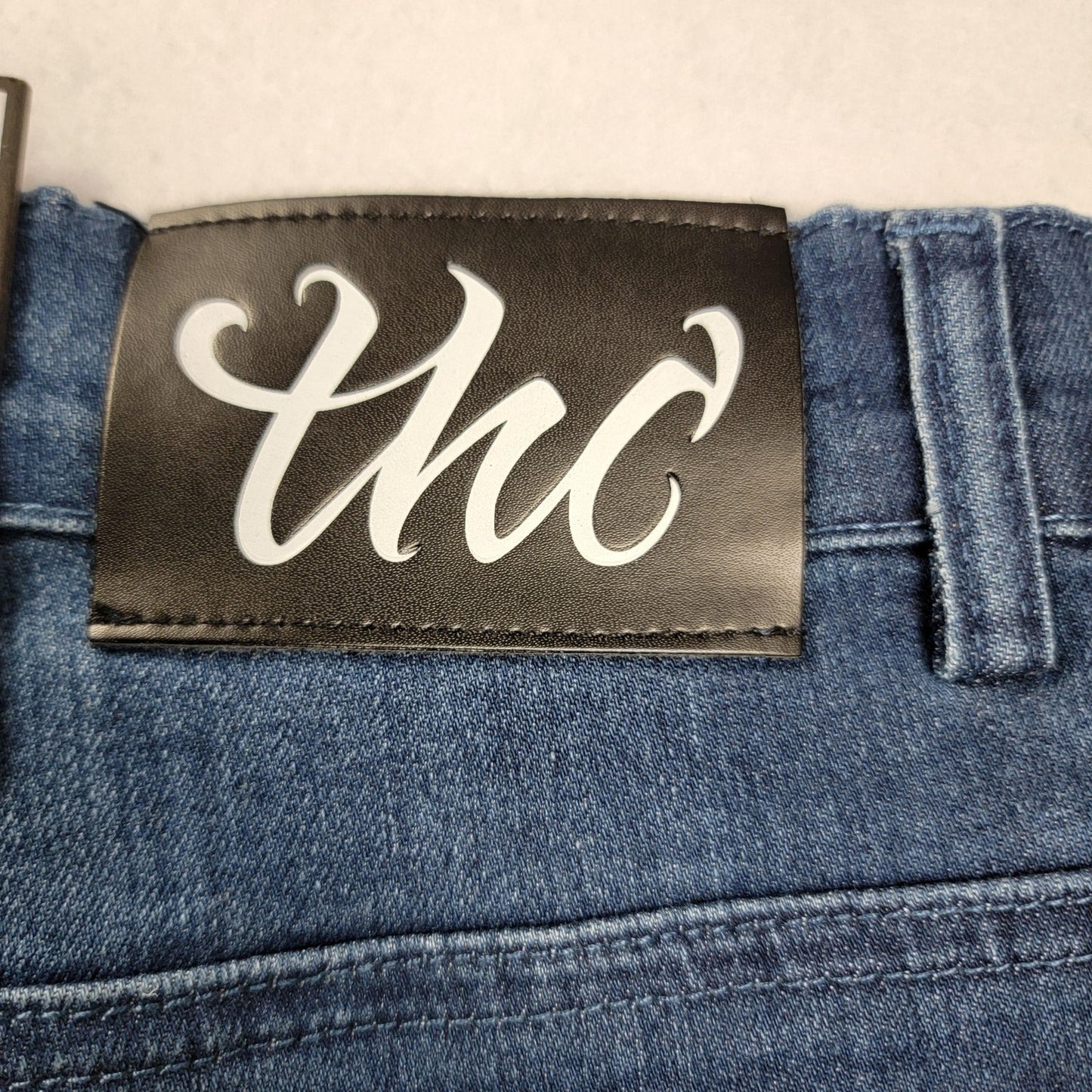 The Hideout Clothing Jeans Unisex 36 Paint Splatter Handprint Zipper Leg New 9495