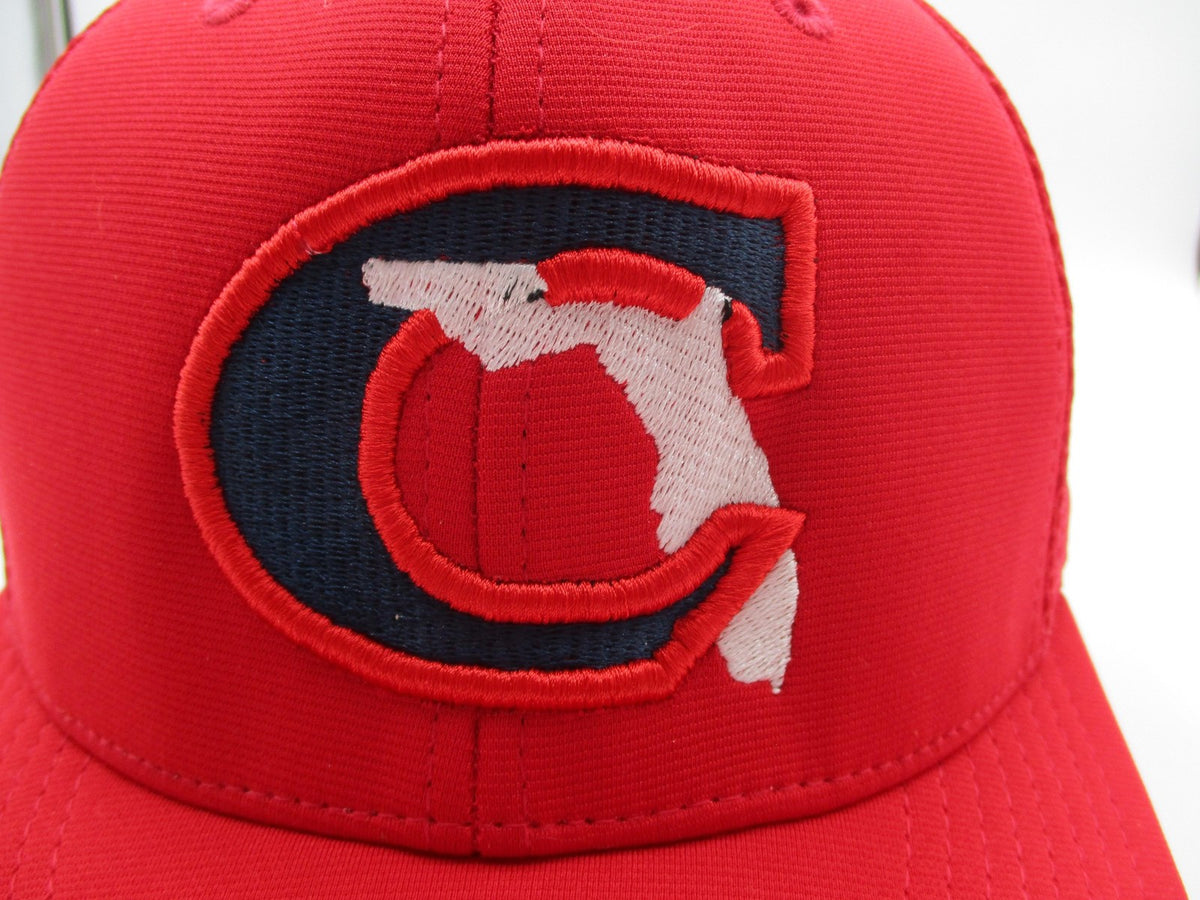 Richardson Hat Cap Fitted Men S/M Red Cincinatti Spring Training Trucker PTS 20M2