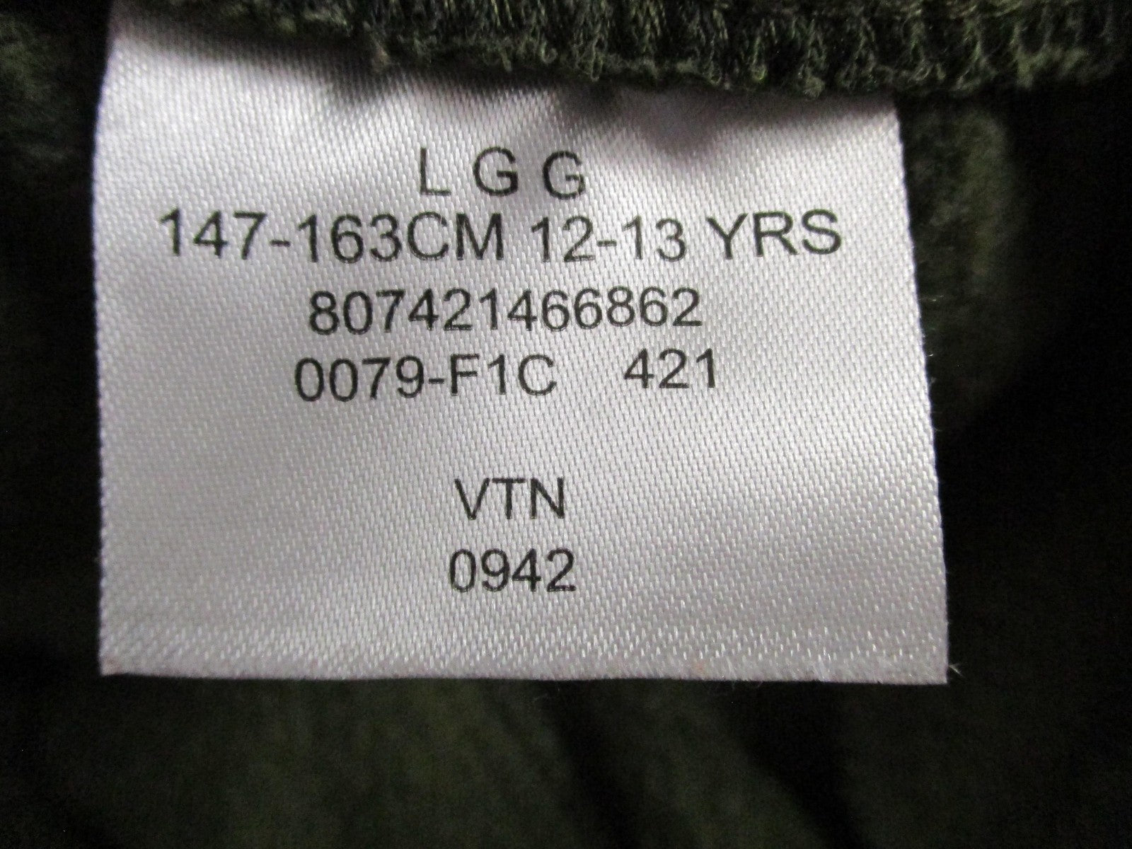 Nike Pants Kids 12-13 Yrs Green Tie Dye Fleece Cargo Joggers Logo Elastic Waist3