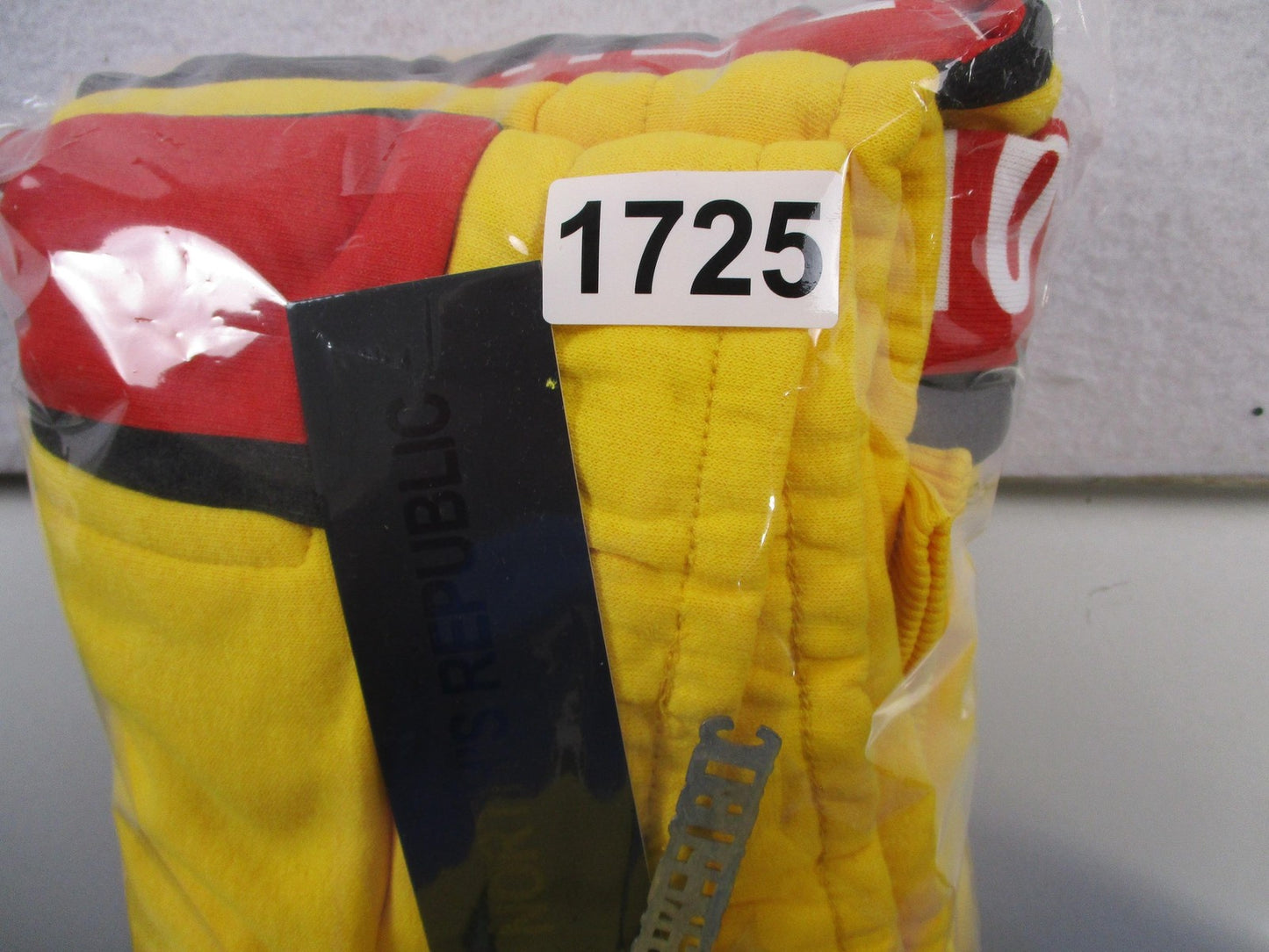 North's Republic Pants Mens 2XL Yellow Side Stripe Fleece Joggers Sweatpants New10