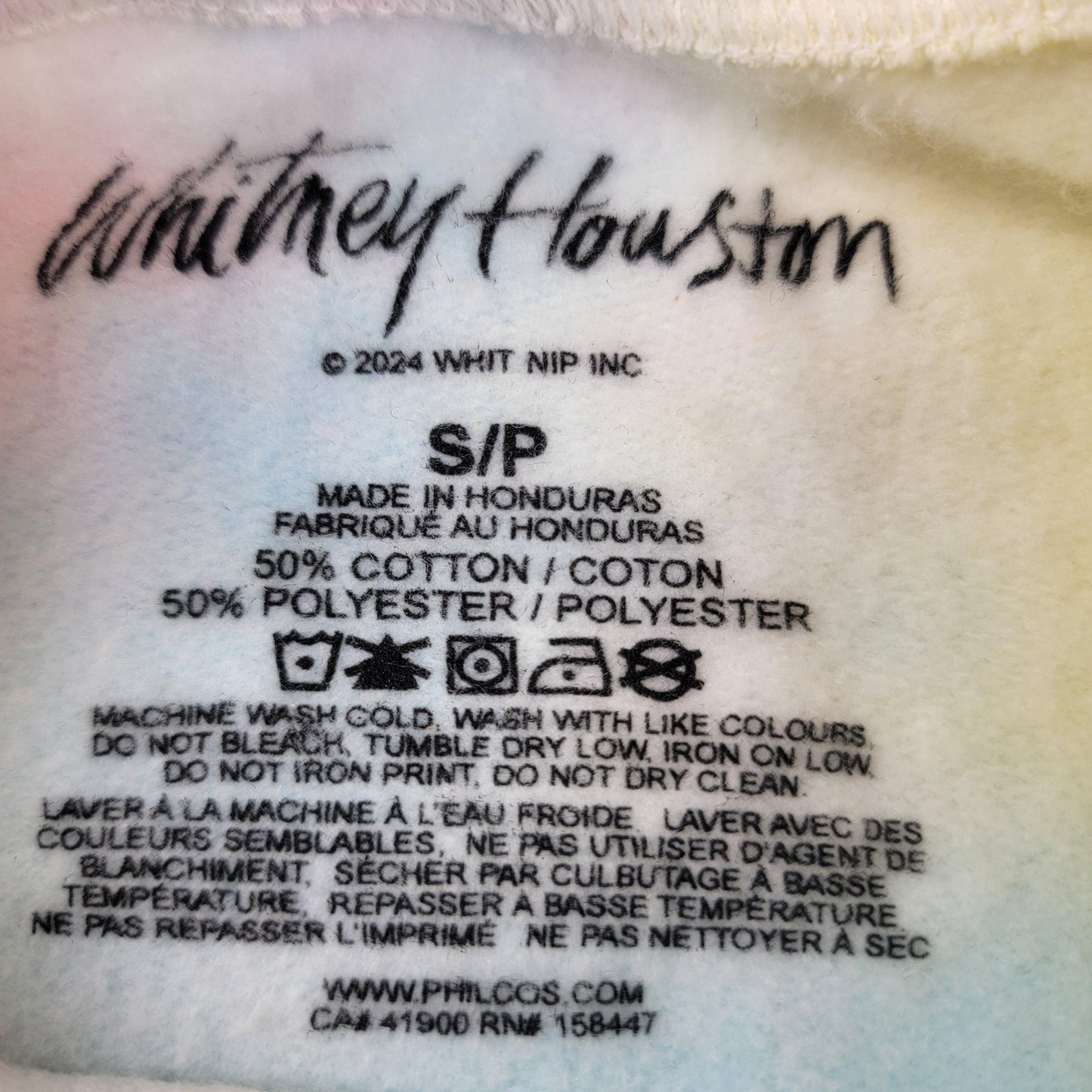 2 pack Whitney Houston Pastel Tie Dye & Volcom Sweatshirts Sz S Crewneck