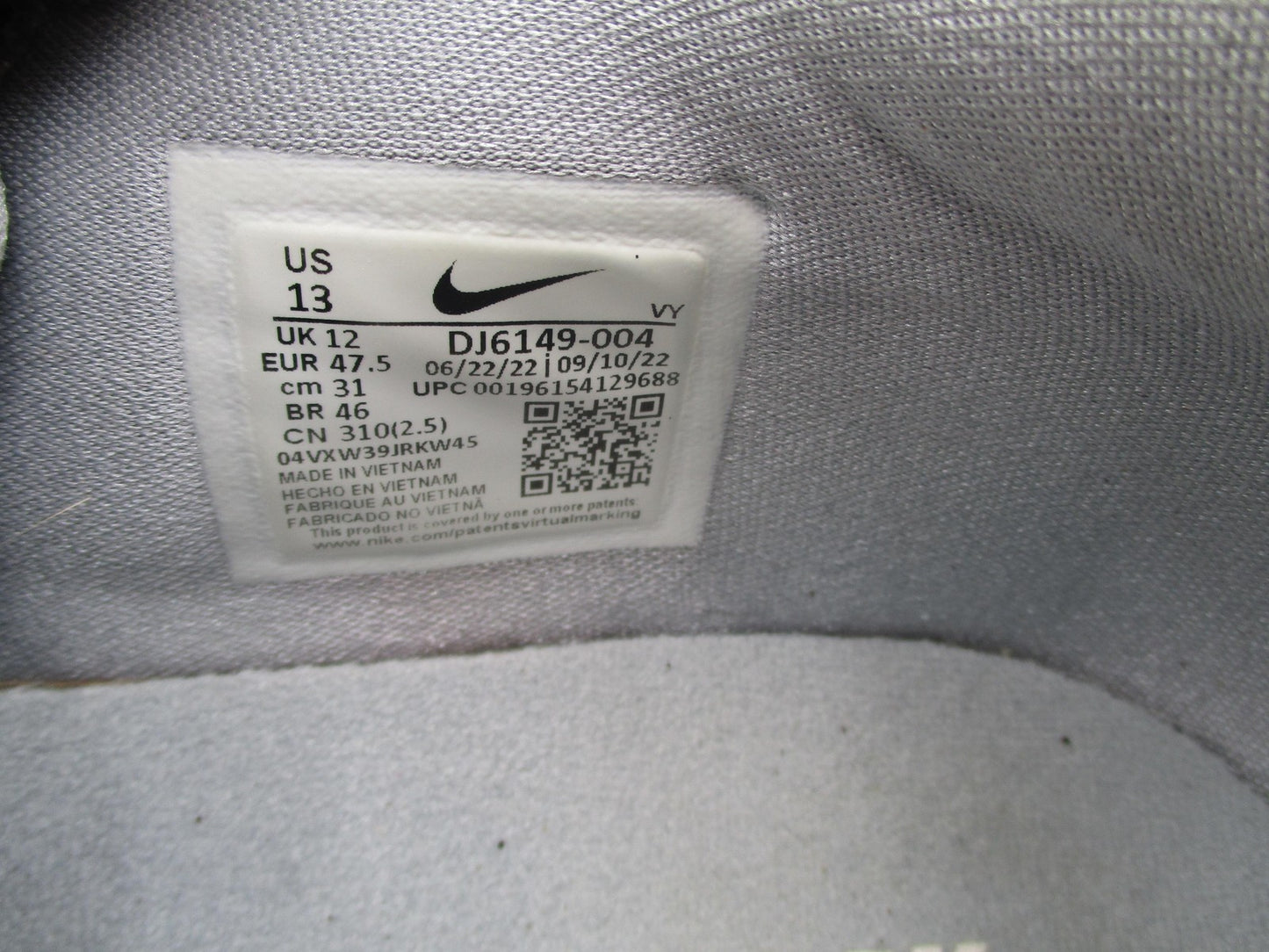 Nike Zoom Freak 4 Shoes Mens Size 13 Gray Low Top Basketball Sneakers DJ6149-00417