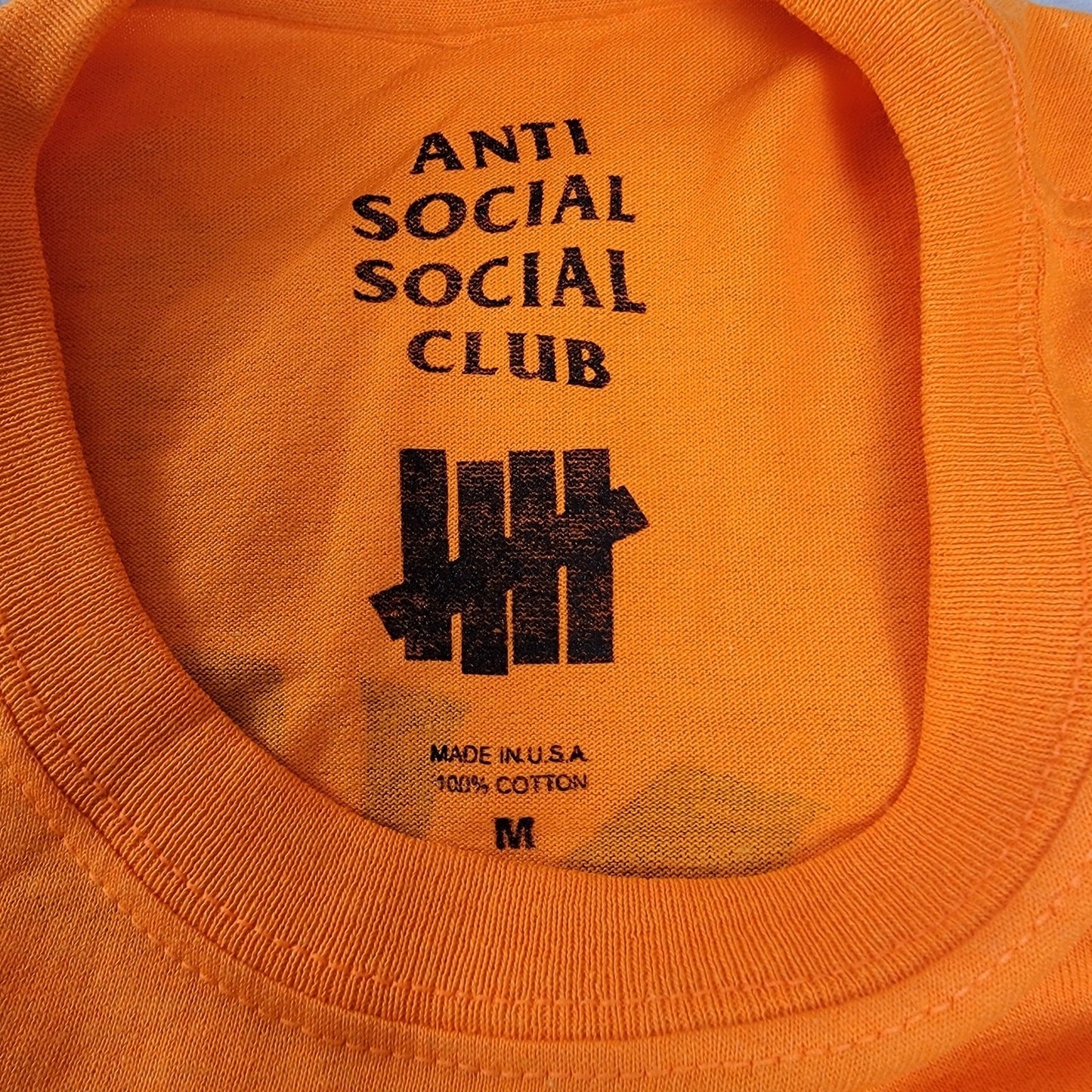 Anti Social Social Club ASSC 'Paranoid' Orange Tee  Size M