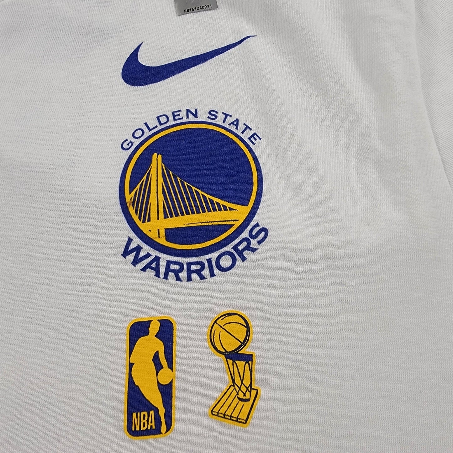 Golden State Warriors 2018 NBA Champs Nike Drifit T White Sz XXL3