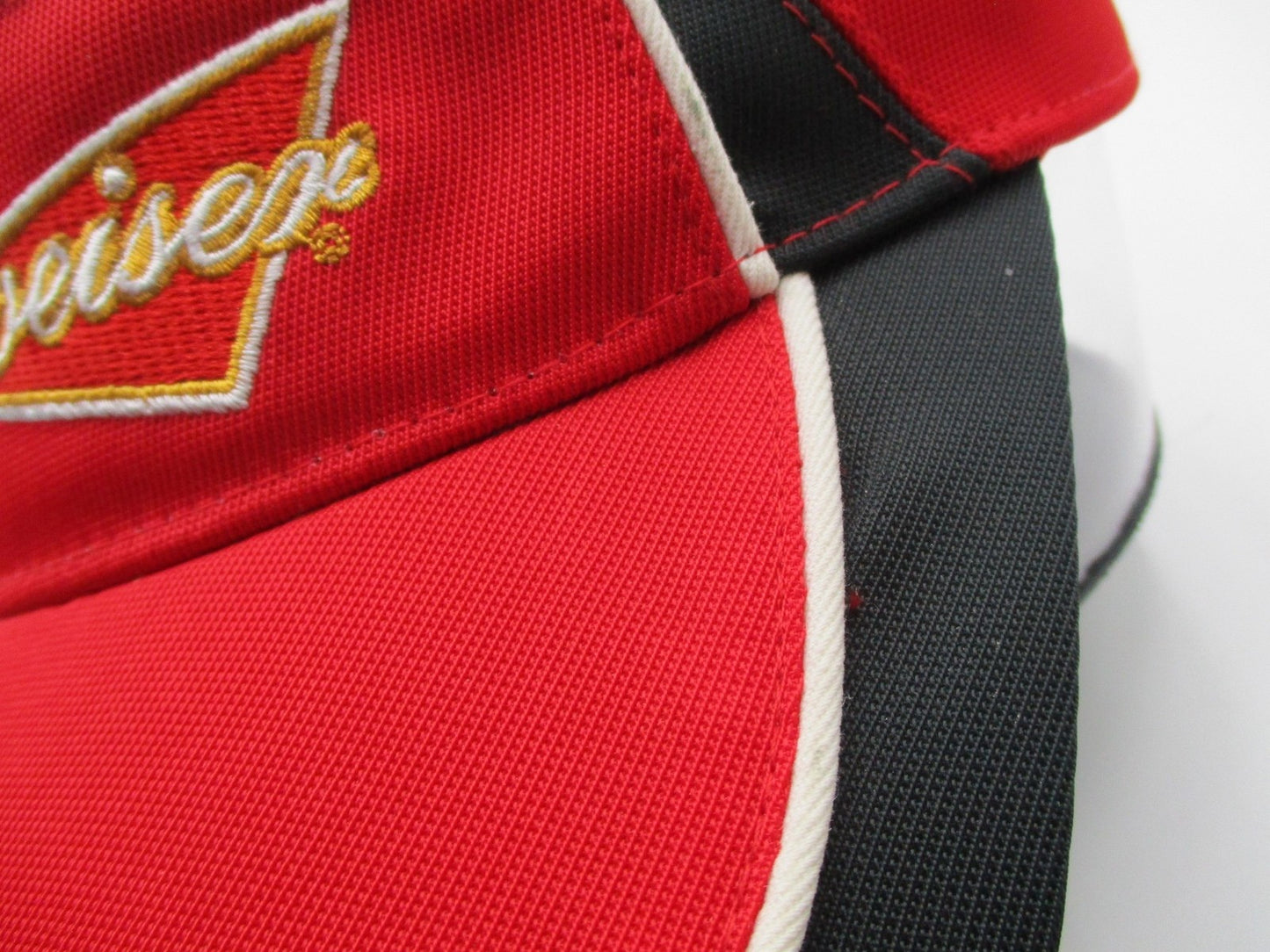 Kevin Harvick Budweiser Hat Cap Visor One Size Red NASCAR Auto Racing Mens Chase3