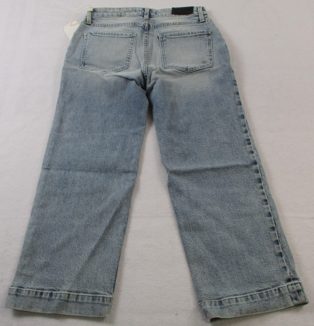 Fidelity Kendall Jeans Womens 26 Blue Light Wash High Rise Straight Leg 14591