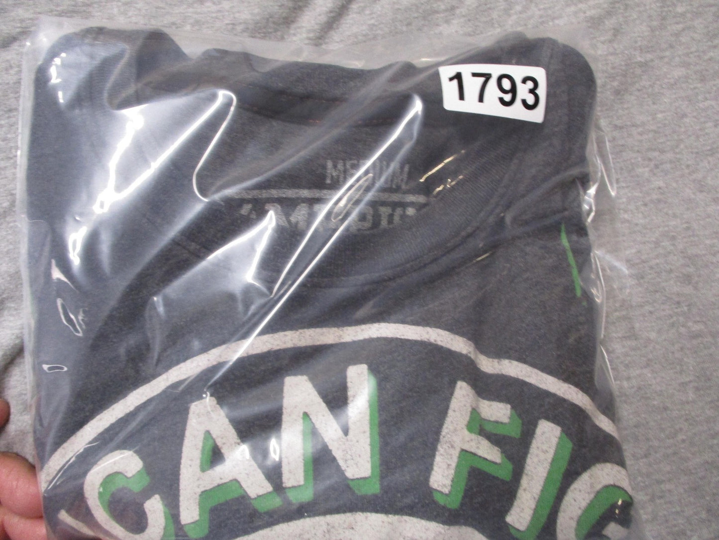 American Fighter Shirt Mens Medium Gray Premium Brand Eagle MMA Graphic Tee11
