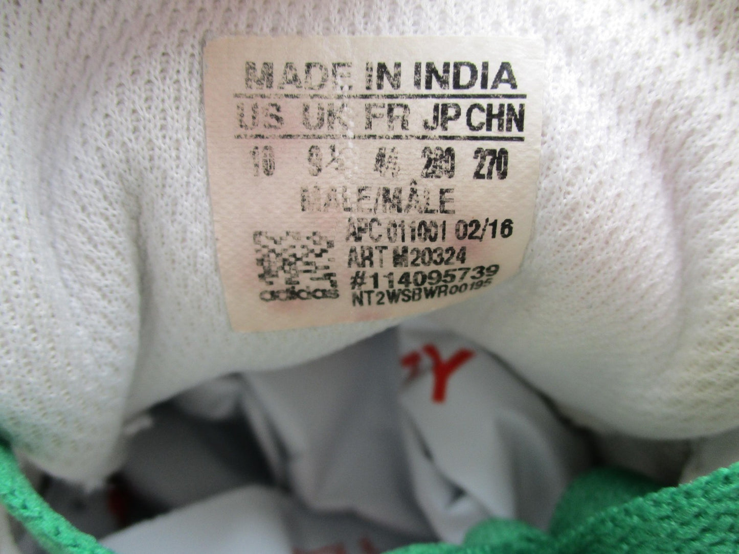 Adidas Stan Smith Shoes Mens Size 10 White Green Leather Tennis Sneakers M2032415