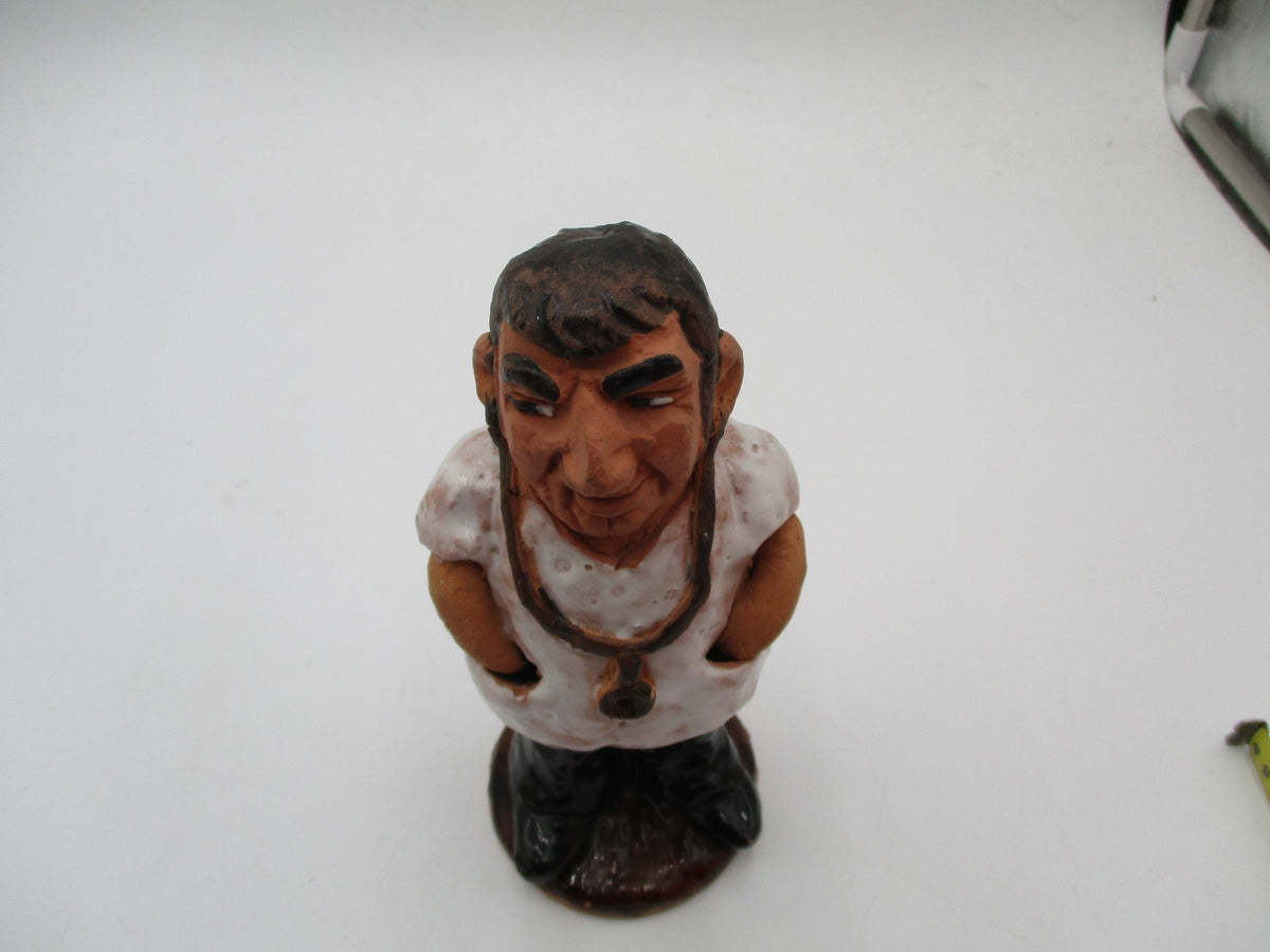 Vintage 1976 Eresco Doctor Figurine Small Hand Painted Whimsical Ceramic Taiwan4