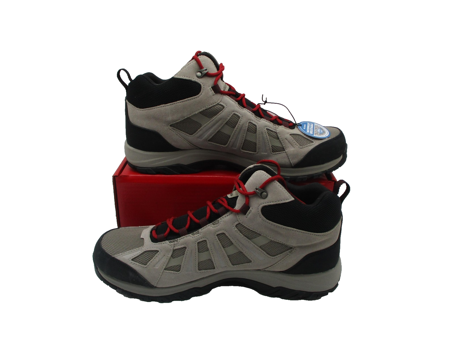Columbia Hiking Shoes Mens Size 16 Gray Black Waterproof OmniTech BM01680063