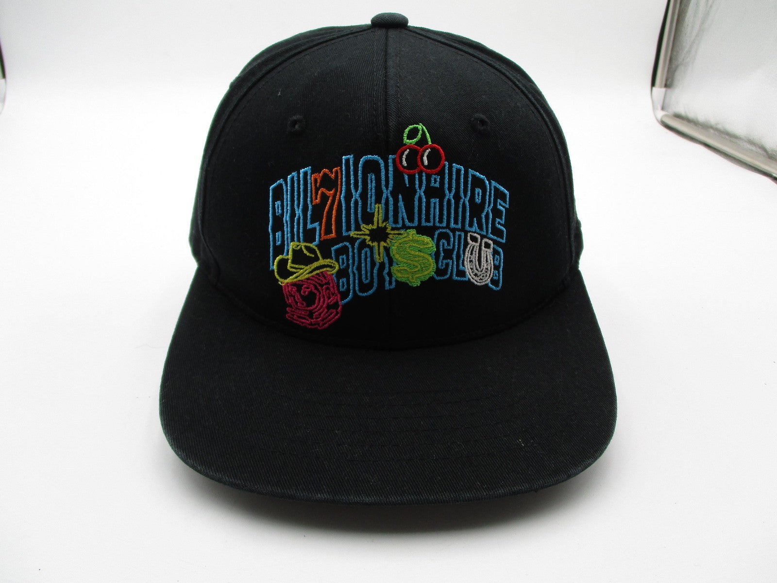 Billionaire Boys Club Hat Cap Snap Back Mens One Size Black Money Graphic Logo0
