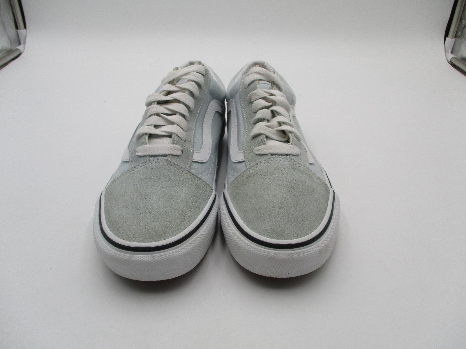 Vans Old Skool Shoes Mens Size 7 Blue Suede Canvas Low Top Skate 751505 Sneakers1