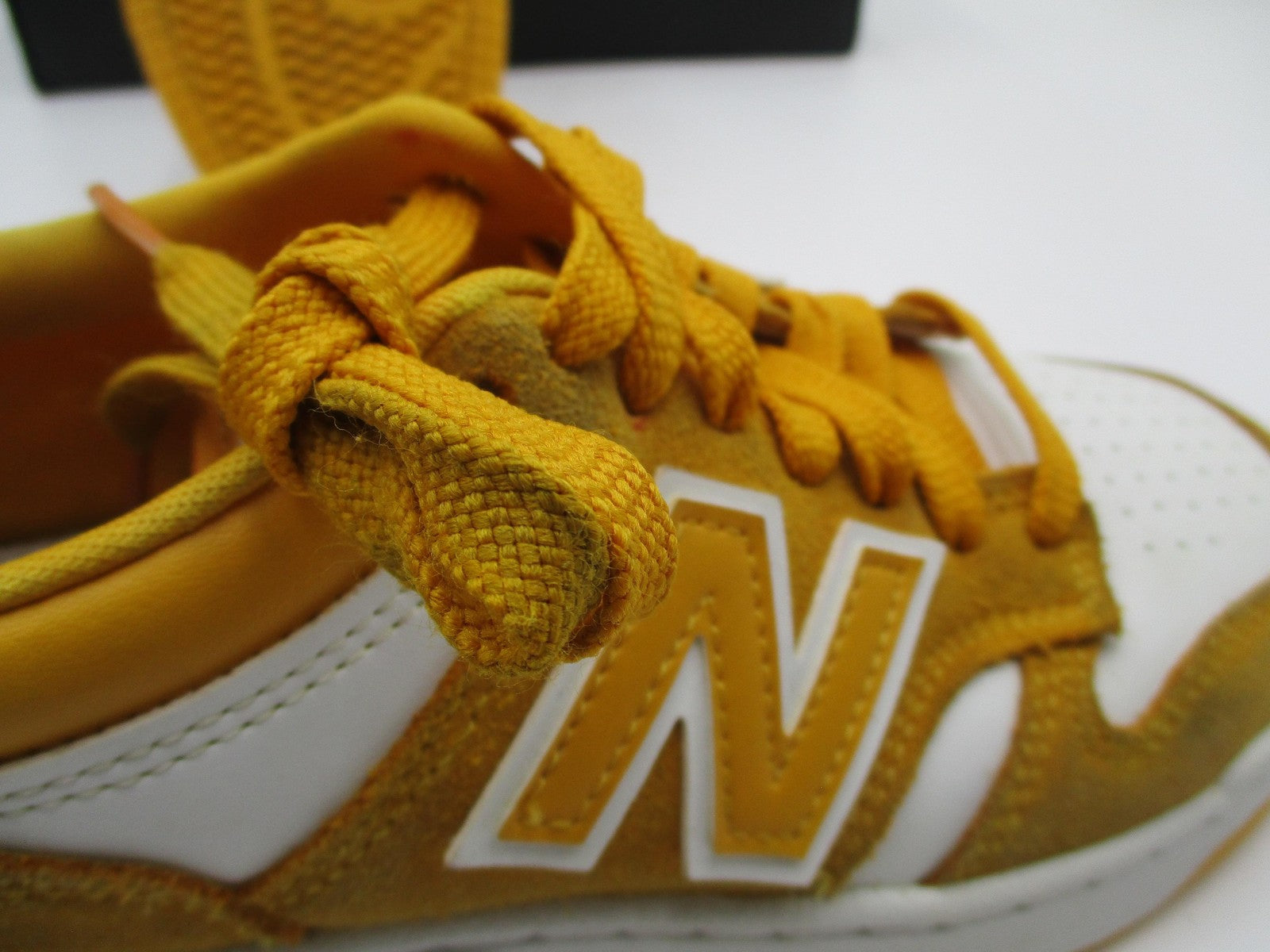 New Balance 480 Shoes Men's Size 6 'Varsity Gold' Suede Sneakers BB480LWA (1F2)10