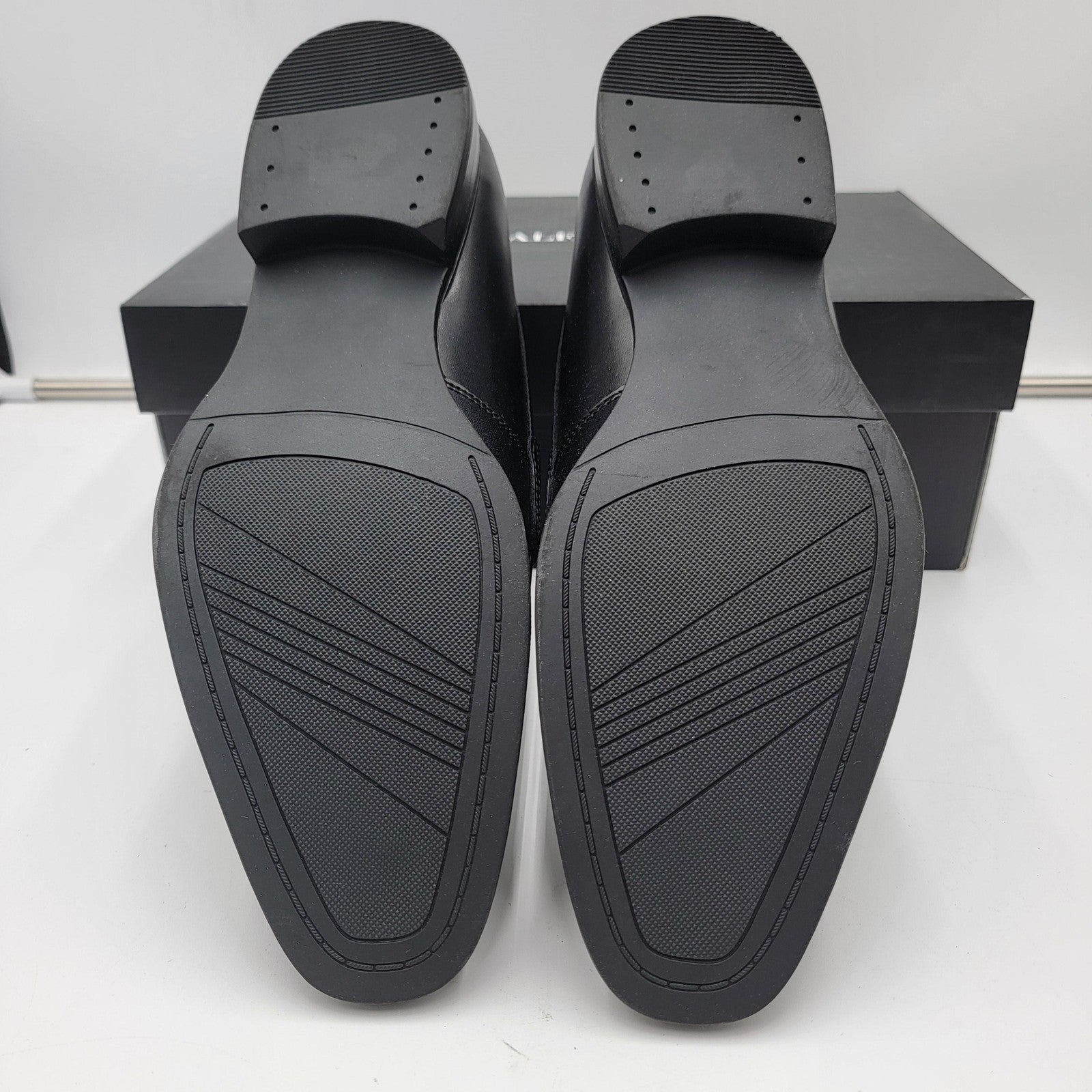 Alfani Penny Loafer Shoes Mens Size 10.5 Black Memory Foam Dress Slip On New4