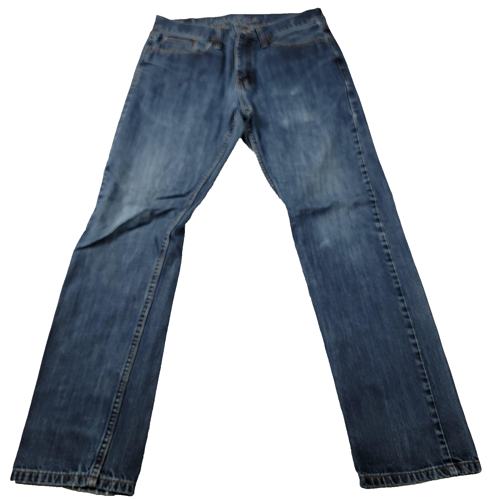 Nautica Jeans Mens 32x32 Blue Straight Fit Denim 5 Pocket Classic 1P3034M