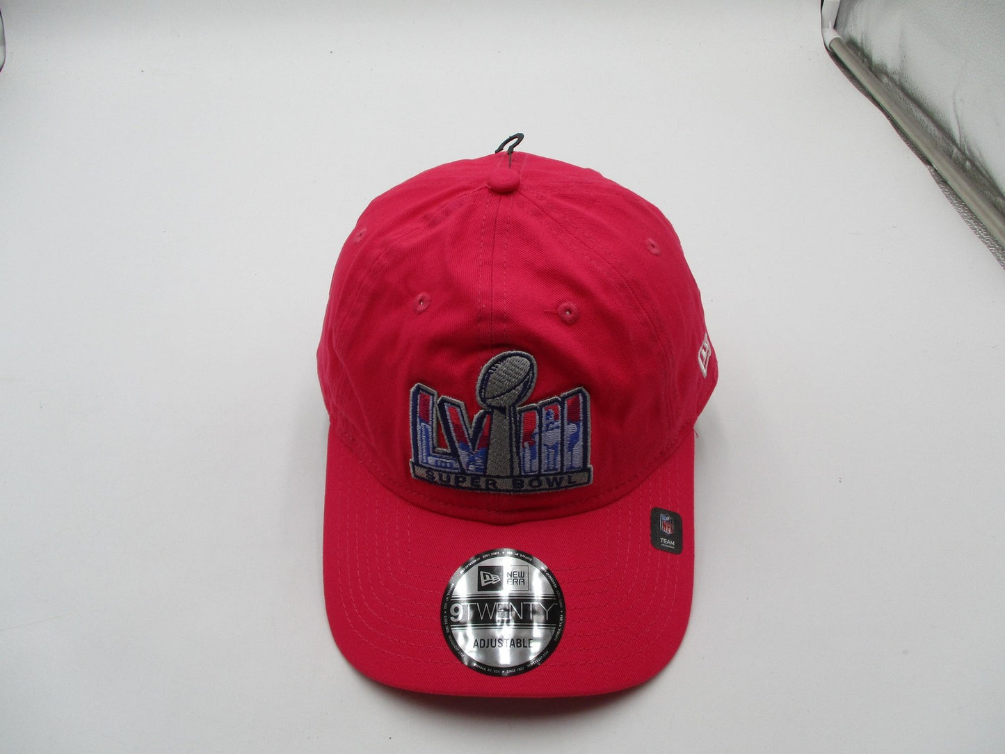 Super Bowl LVI Hat Cap Strap Back One Size Mens Pink NFL Football New Era NWT4