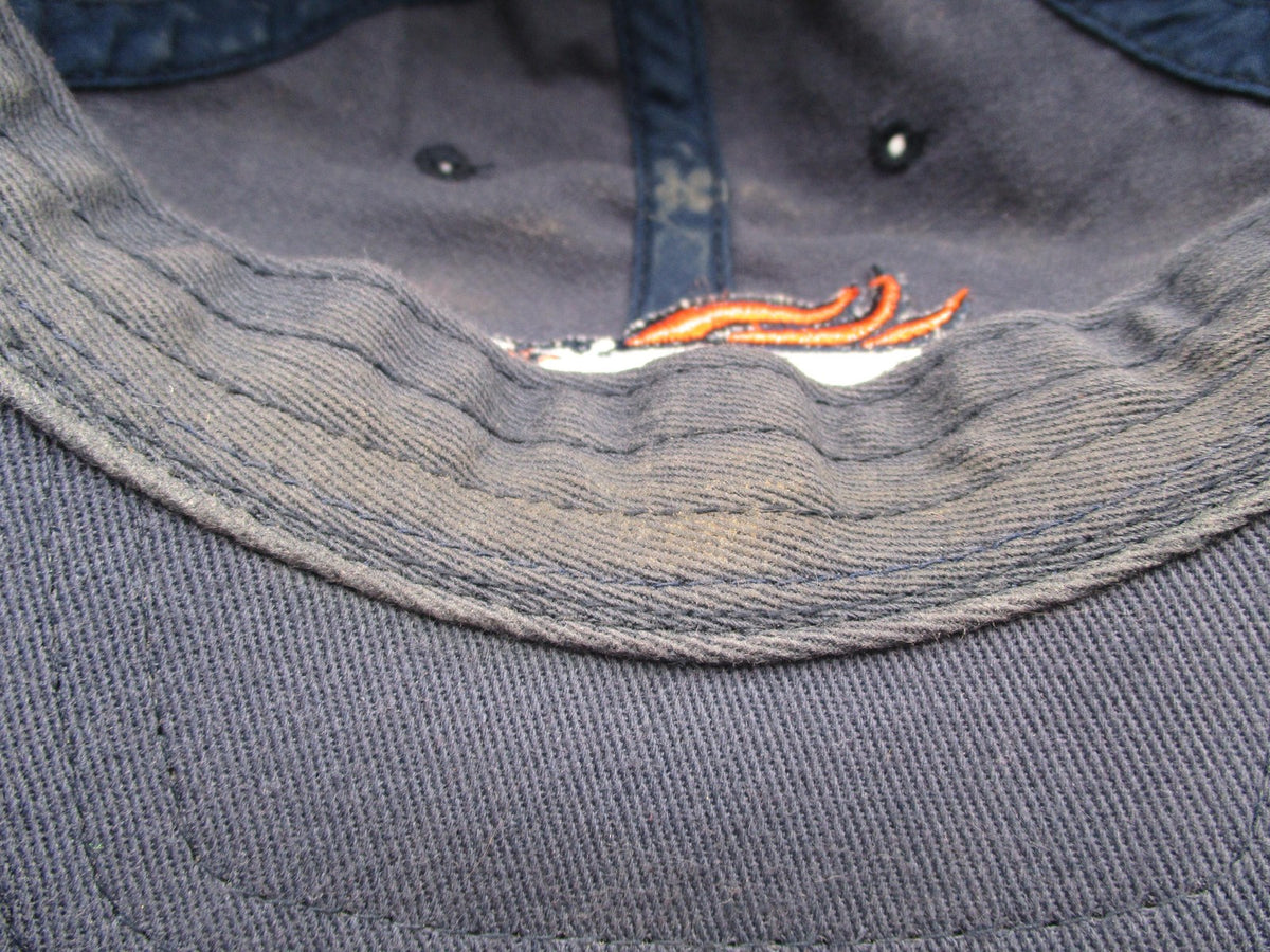 Denver Broncos Hat Cap Fitted Mens L/XL Blue NFL Football Reebok Sideline9