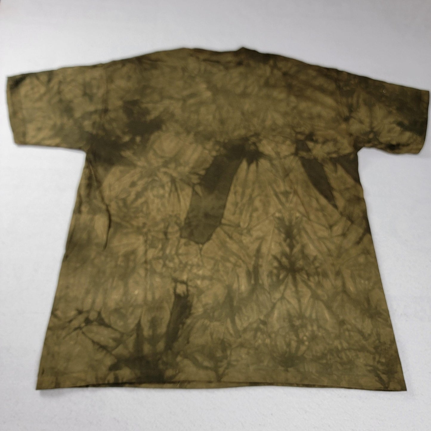 The Mountain 2 Pk Tees Men's XL Green Age of Dragon & Brown Rasta Lion