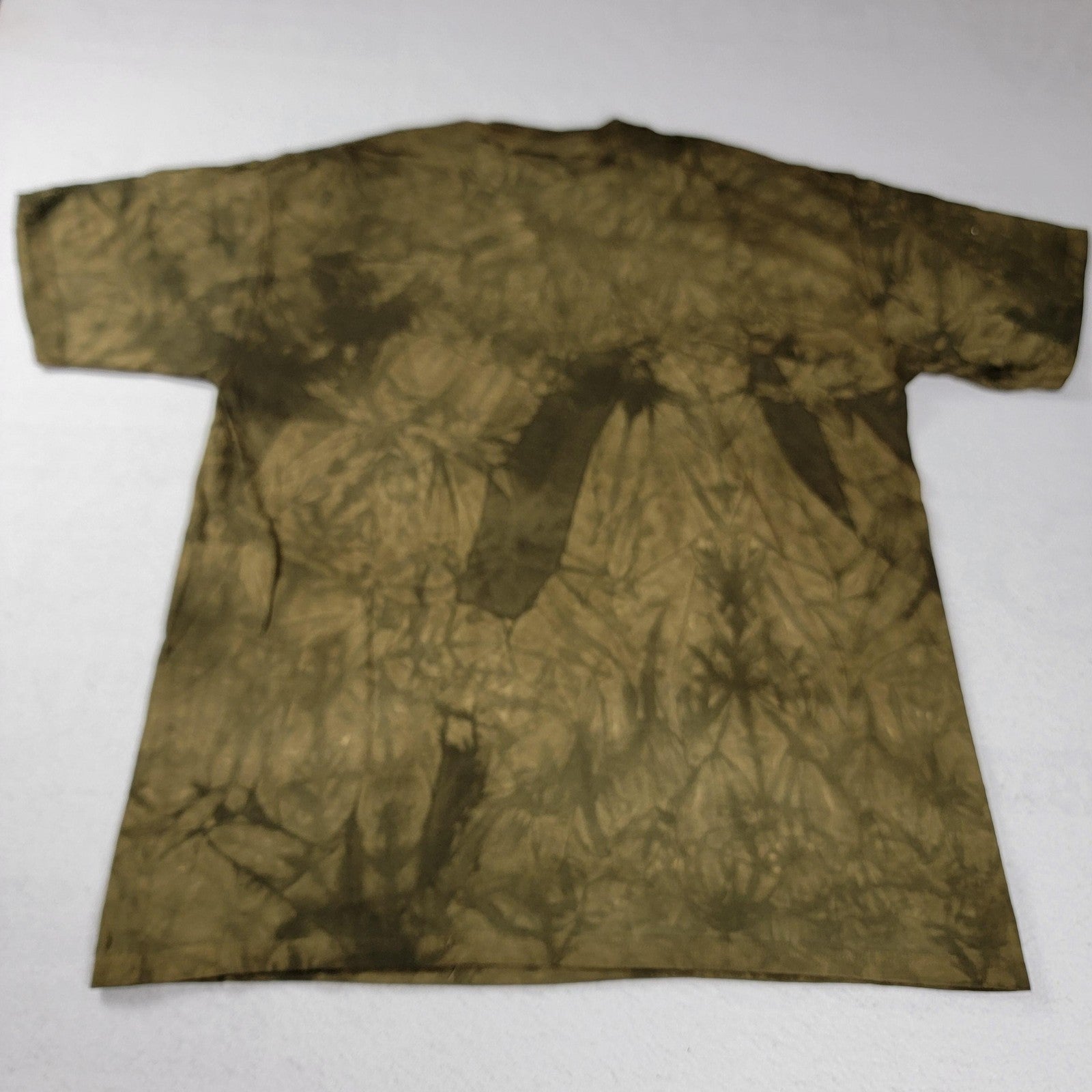 The Mountain 2 Pk Tees Men's XL Green Age of Dragon & Brown Rasta Lion