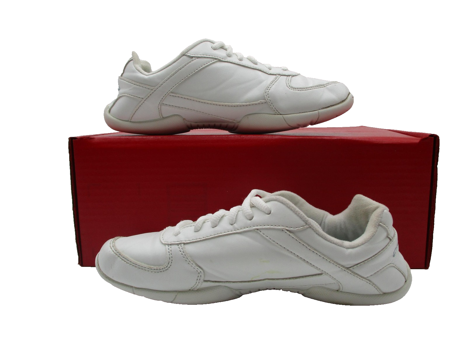 Chassé Flip IV Shoes Womens Size 5.5 White Cheerleading Sneakers 2003606 (1D9)1
