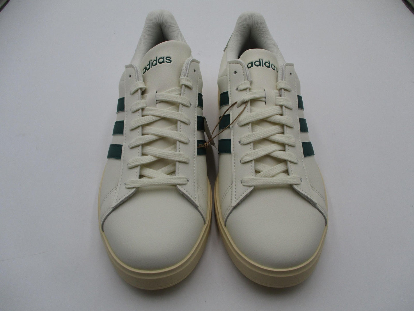 Adidas Grand Court 2.0 Shoes Mens Size 11.5 White Green Sneakers JS17367
