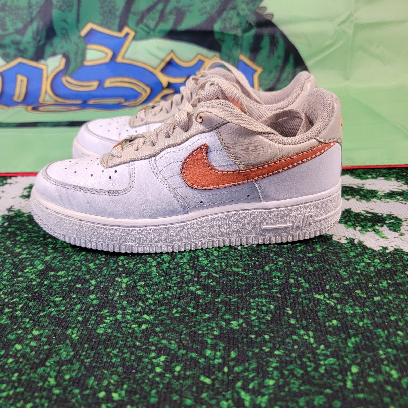 Nike Wmns Air Force 1 '07 'Dark Orange'  Sz 6 315115181