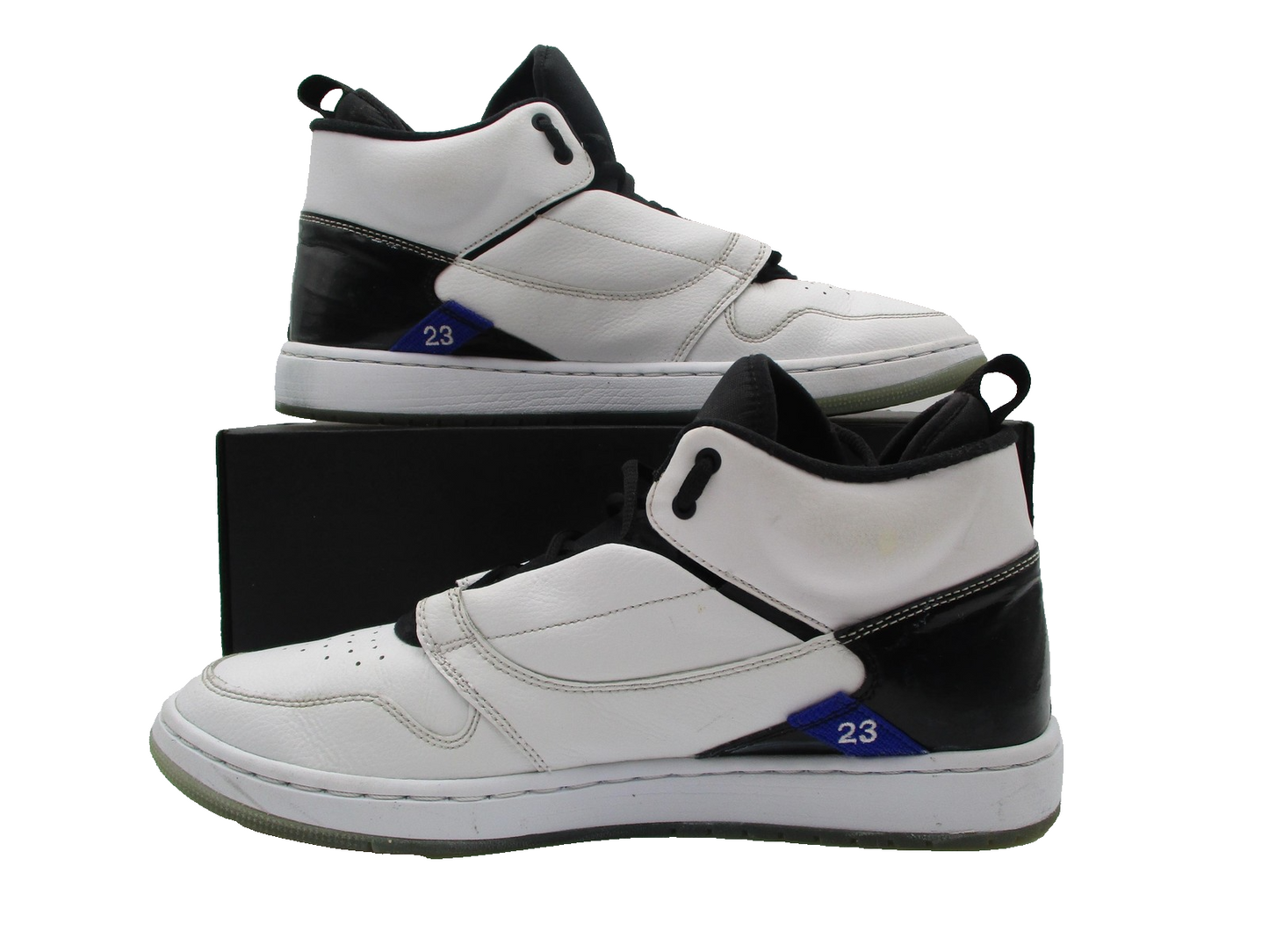 Air Jordan Fadeaway 'White Concord' Sz 11.5 Mid Basketball Shoes AO1329100 1H42