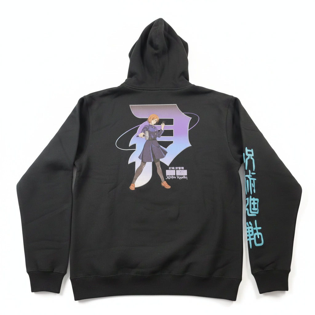 PRIMITIVE x Jujutsu Kaisen Nobara Hoodie Sz M