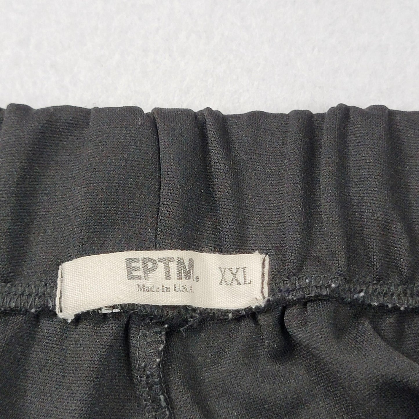 EPTM Track Pants Men 2XL Black Yellow Purple Side Stripe Zip Cuffs Made USA 11742