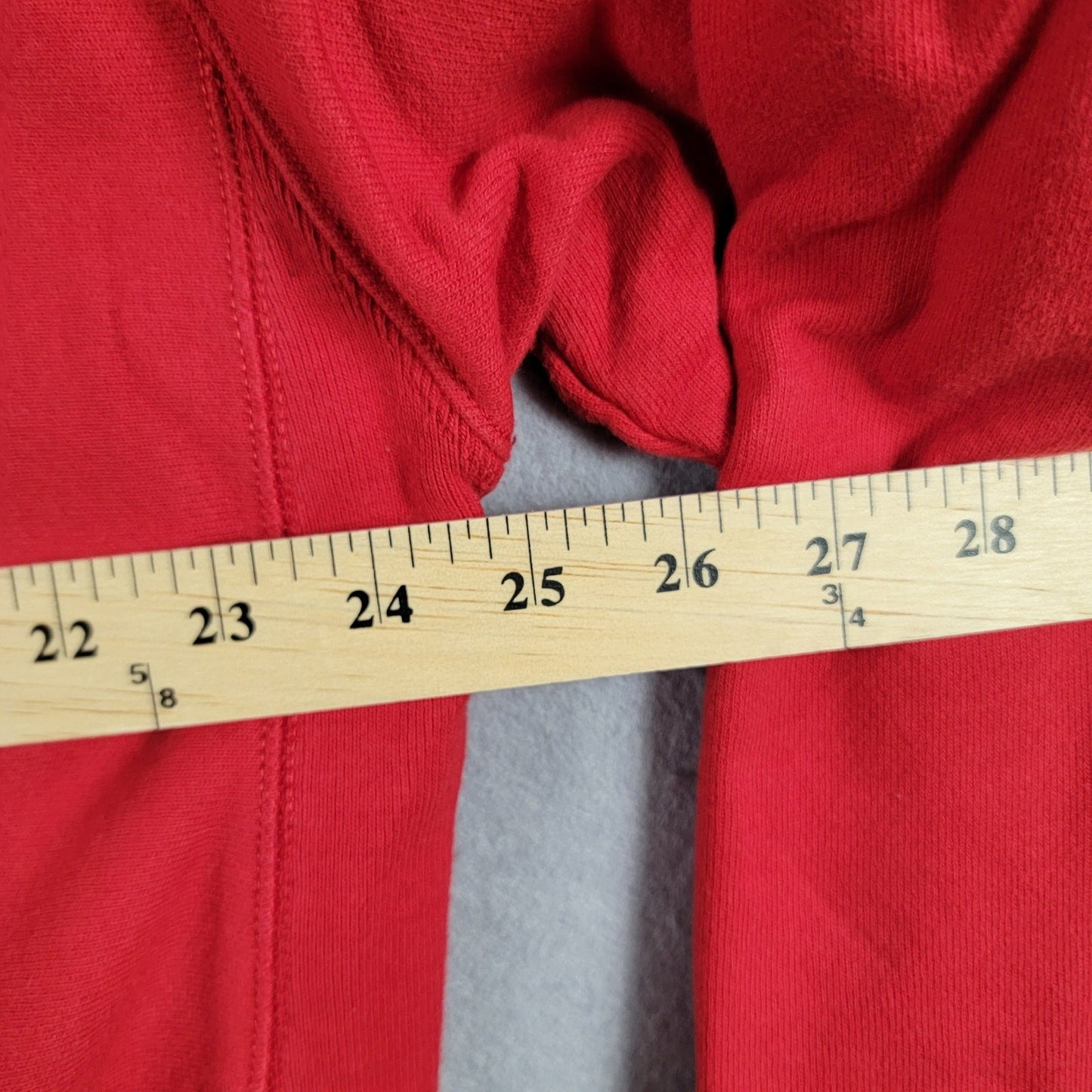 Champion Vintage Reverse Weave Blank Sweatshirt Red Sz XL