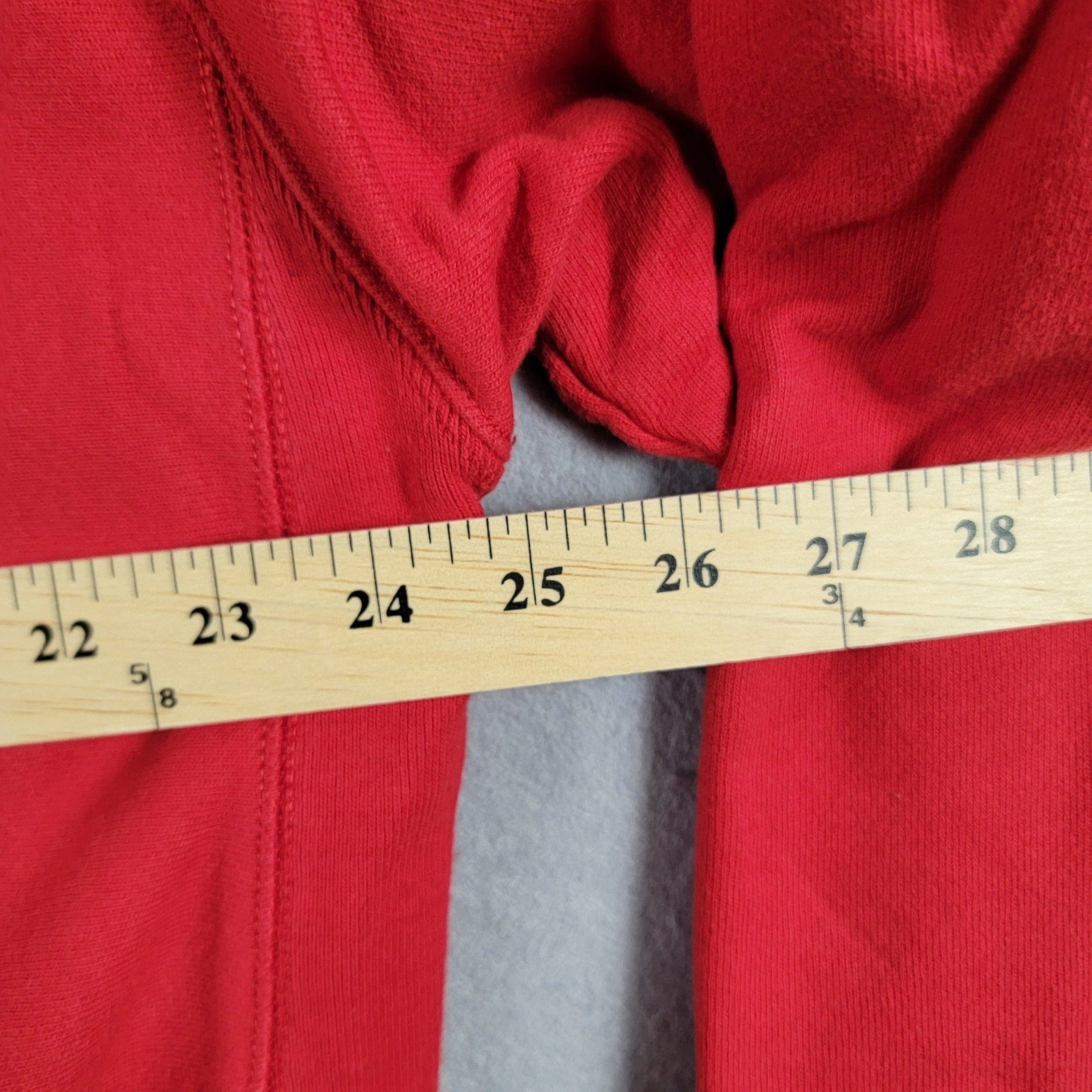 Champion Vintage Reverse Weave Blank Sweatshirt Red Sz XL