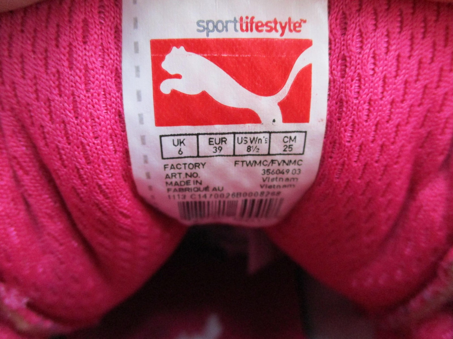 Puma Sportlifestyle Shoes Womens Size 8.5 Pink Suede High Top Wedge 356049-039