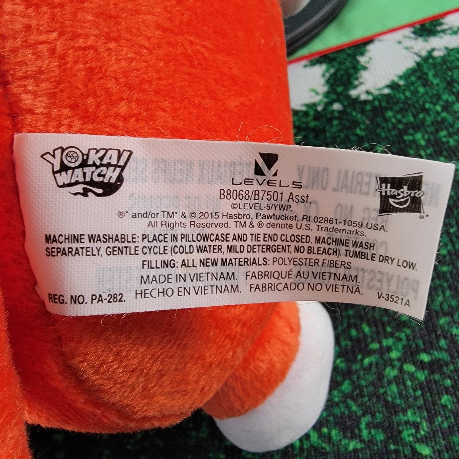 Hasbro Level 5 Pokemon YoKai Watch Jibanyan Plush Cat 16" x 12"3