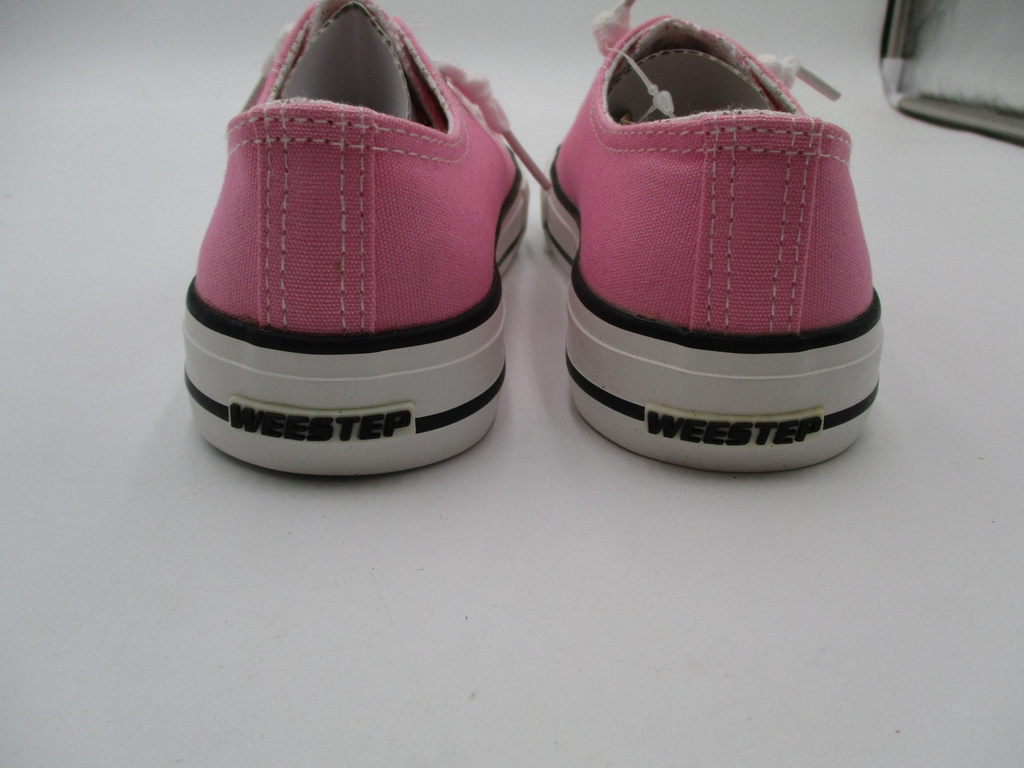 Weestep Originals Shoes Kids Size 13 Pink Canvas Low Top Lace Up Sneakers6