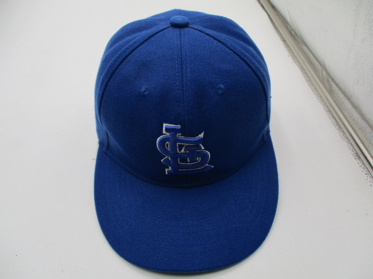 St. Louis Cardinals Hat Cap Snap Back One Size Blue MLB Baseball Mens Leader7