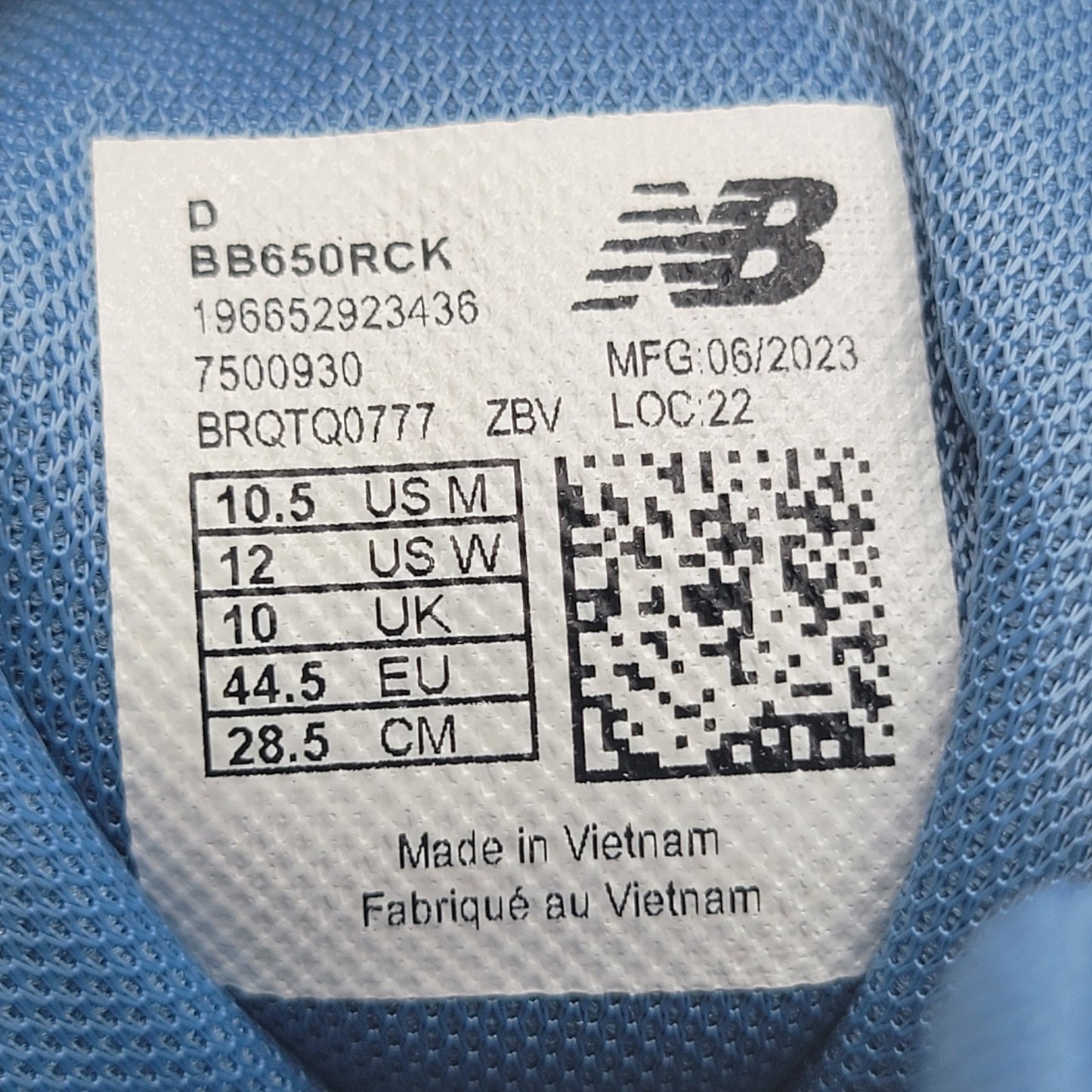 New Balance 650R BB650RCK Mens White/Blue Leather High Top Sz 10.5 New in Box6