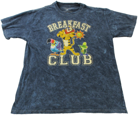 Kelloggs Breakfast Club Tony Tiger Toucan Sam Mineral Wash Tee Mens L Used 15710