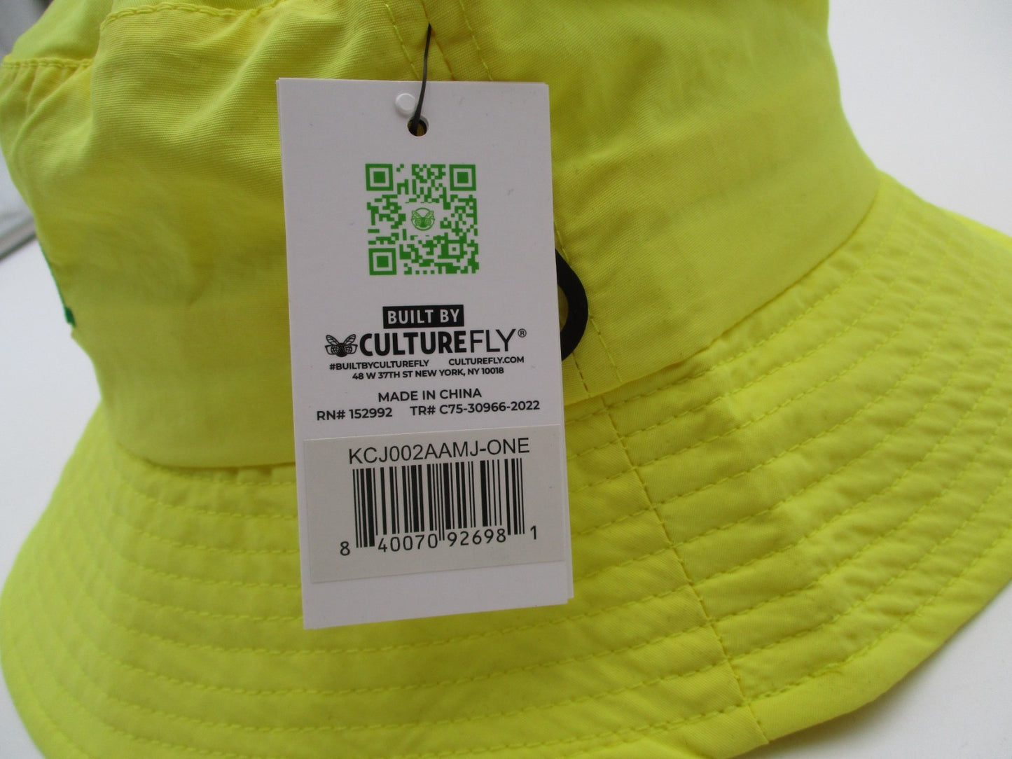 Crush Orange Soda Logo Bucket Hat NWT Yellow Nylon CultureFly One Size4