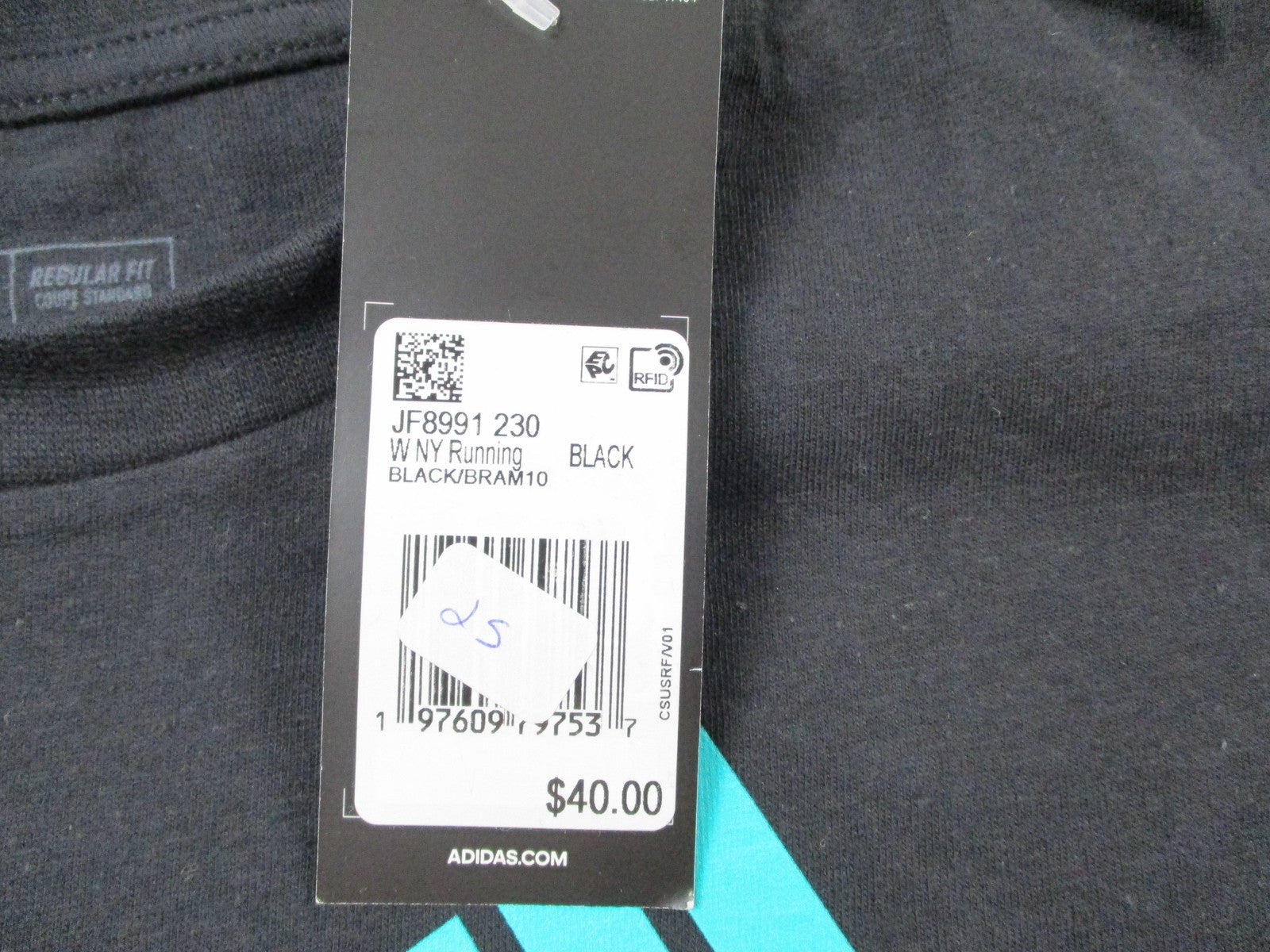Adidas Running Shirt Womens Small Black New York City Graphic Tee JF8991 13634