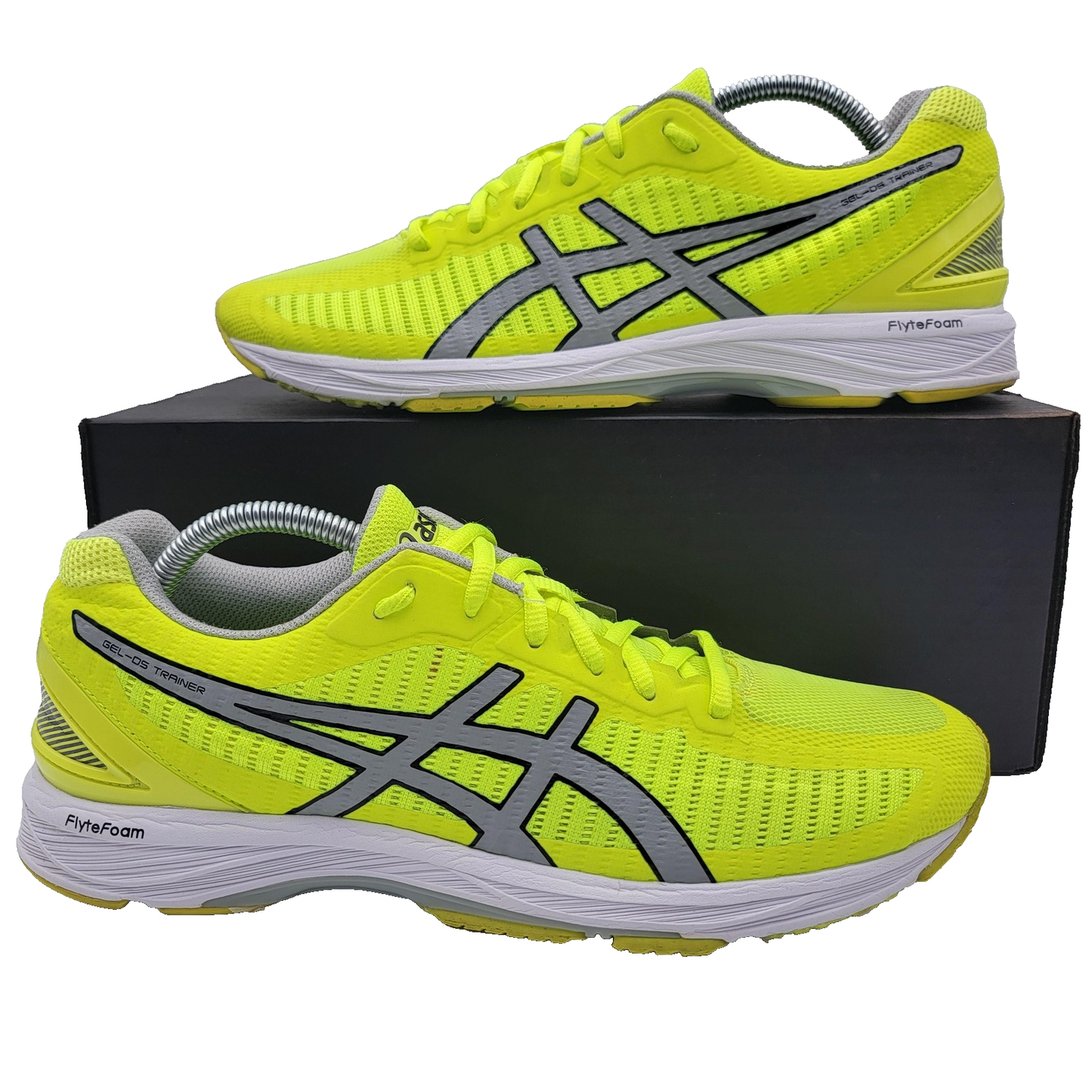 Asics GelDS Trainer FlyteFoam Running Shoes Men 9.5 US Yellow Lightweight