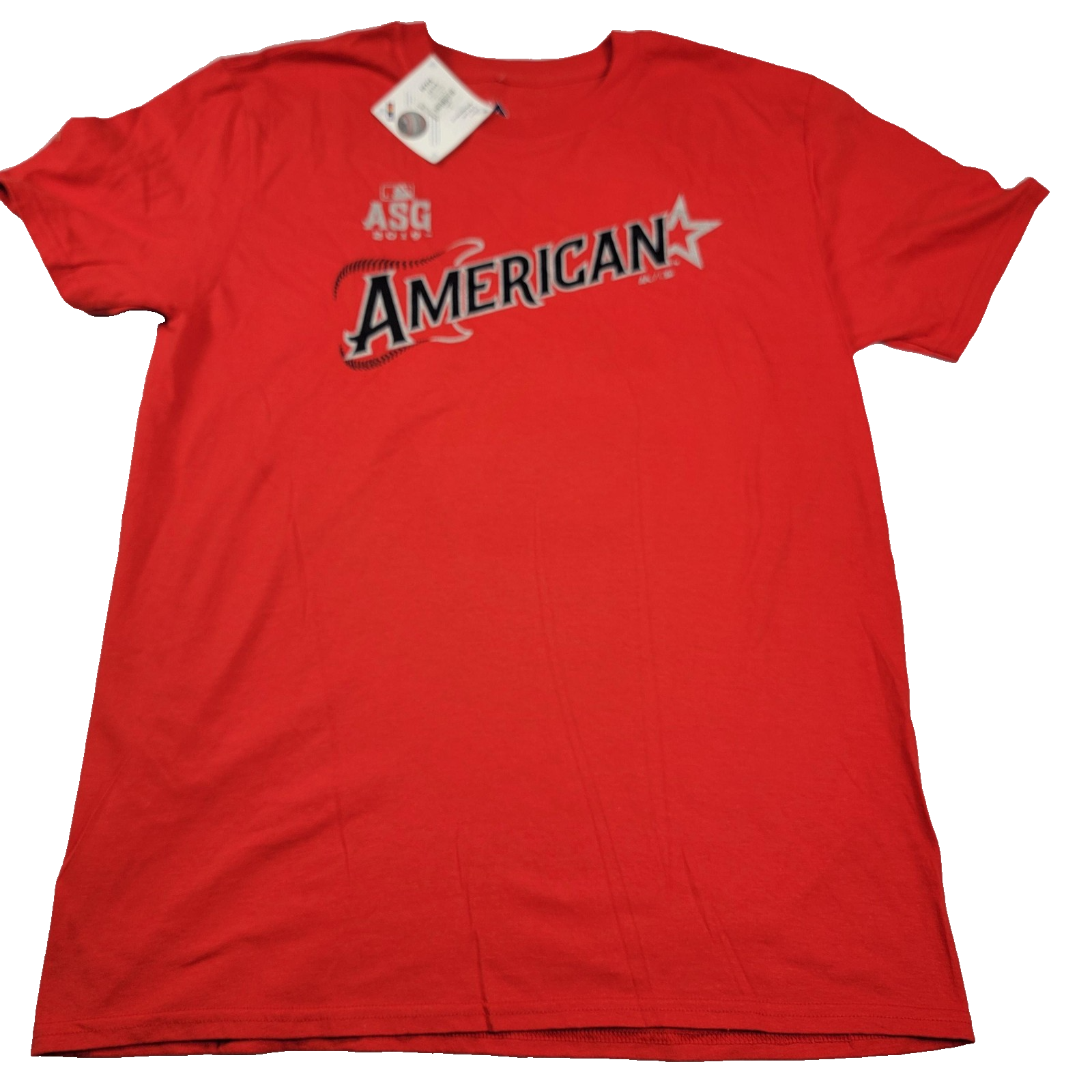 Los Angeles Angels Shirt Mens Large Red MLB Baseball Trout 2019 ASG Majestic 9950