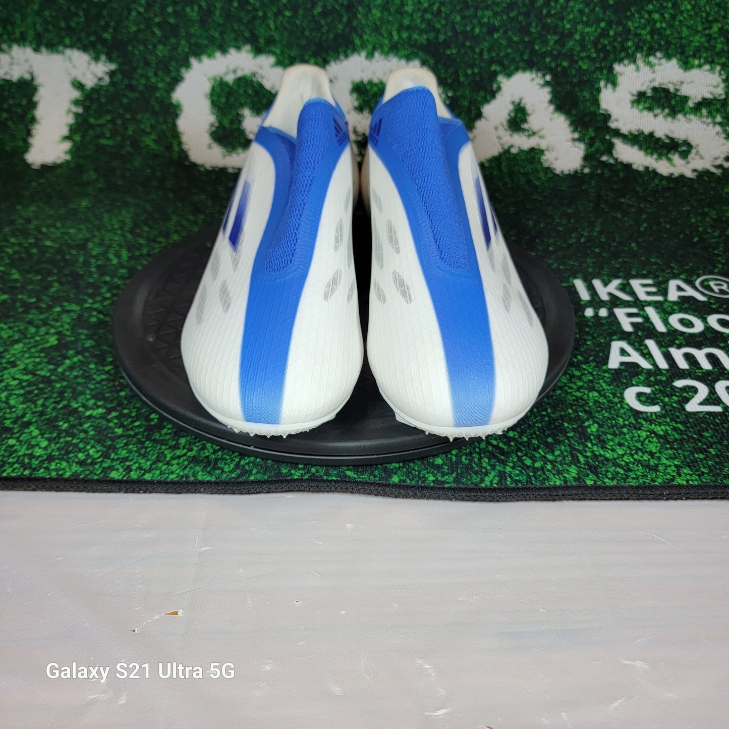 Adidas X Speedflow.3 Laceless FG 'White Legacy Indigo' Sz 13 GW7495