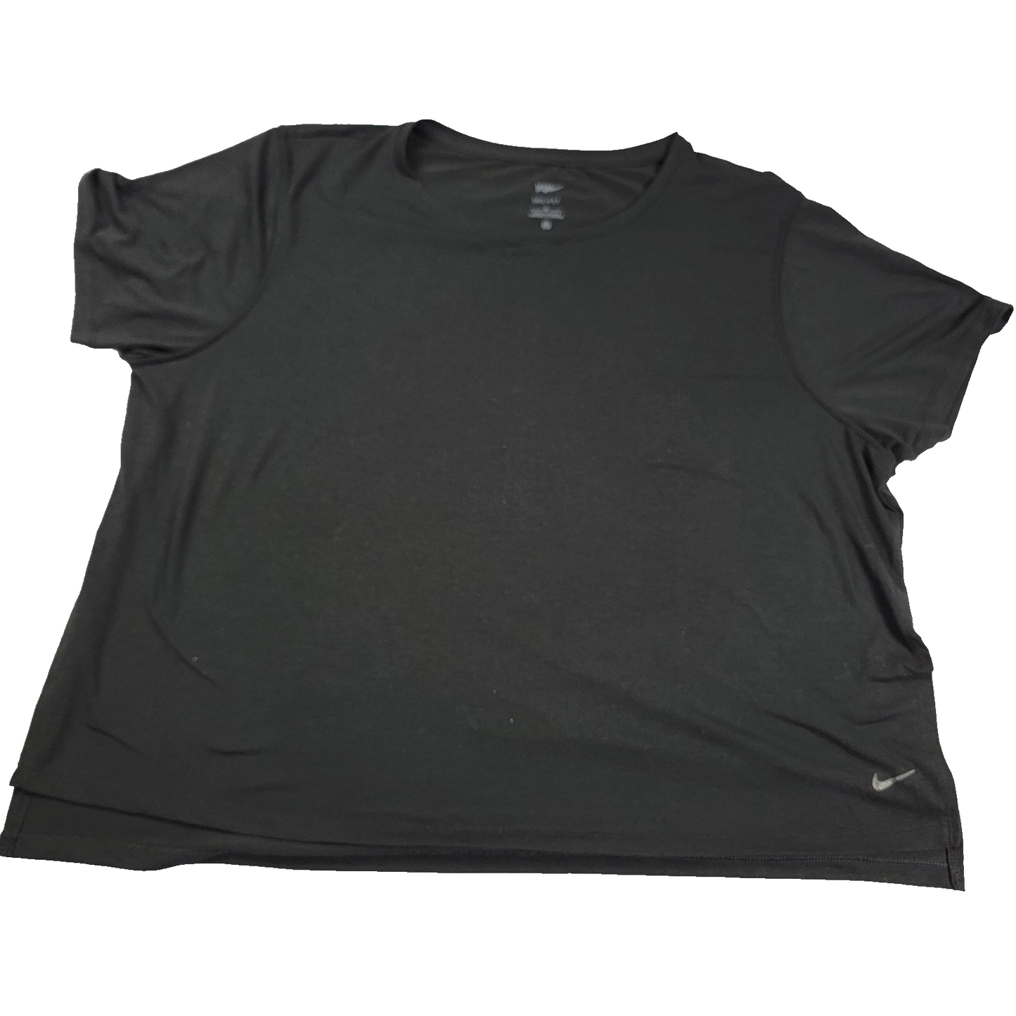 2 Pk The North Face Relaxed Fit White + Nike Yoga Dri Fit T Black Sz 2X