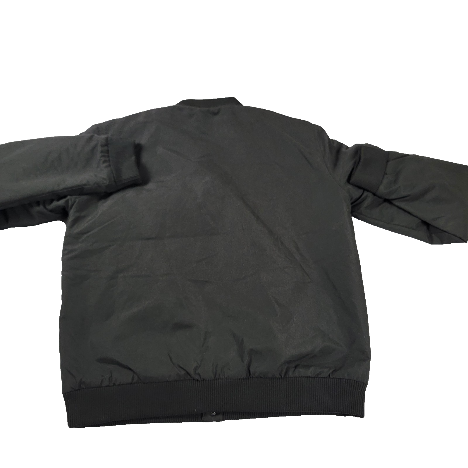 Jack & Jones JJWarrior College Full Zip Mens Bomber Jacket Black Sz M NWT