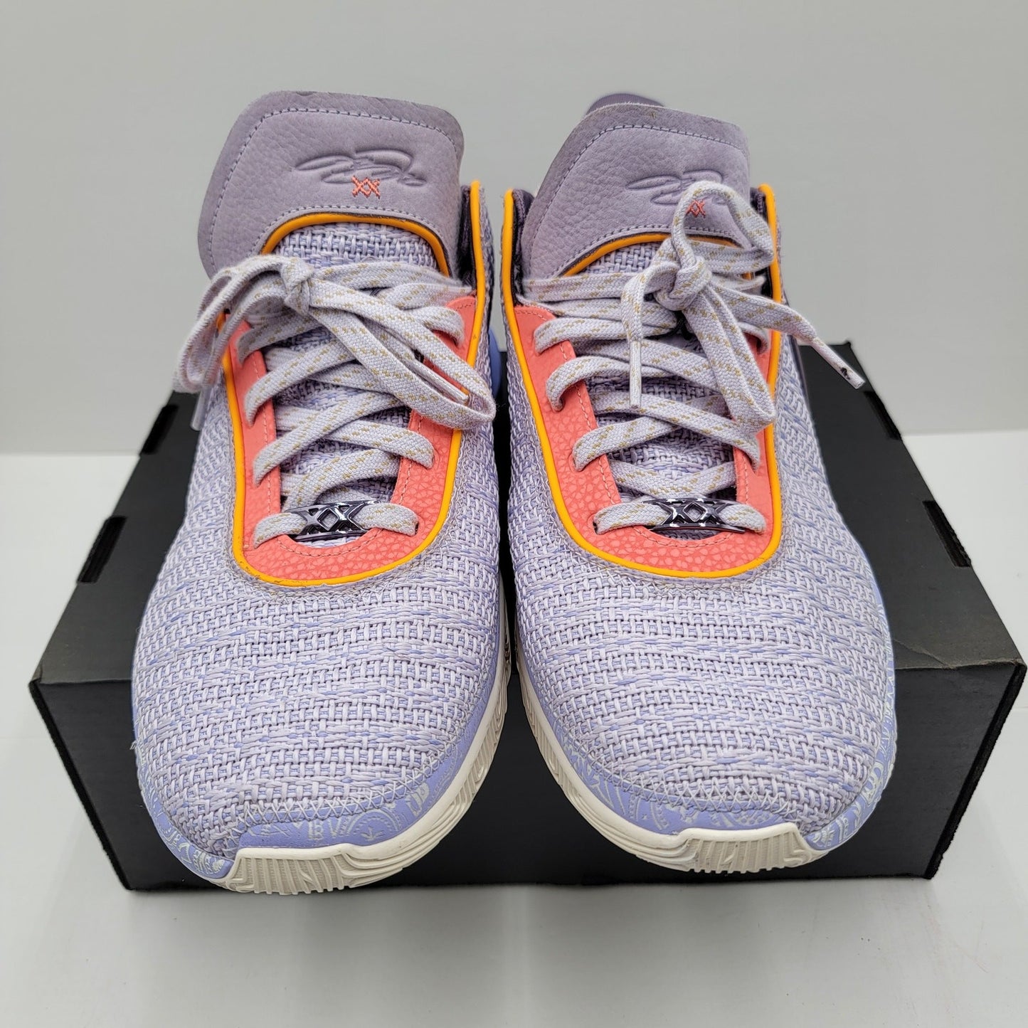 Nike LeBron 20 'Purple and Gold' Basketball Shoes - Size 12