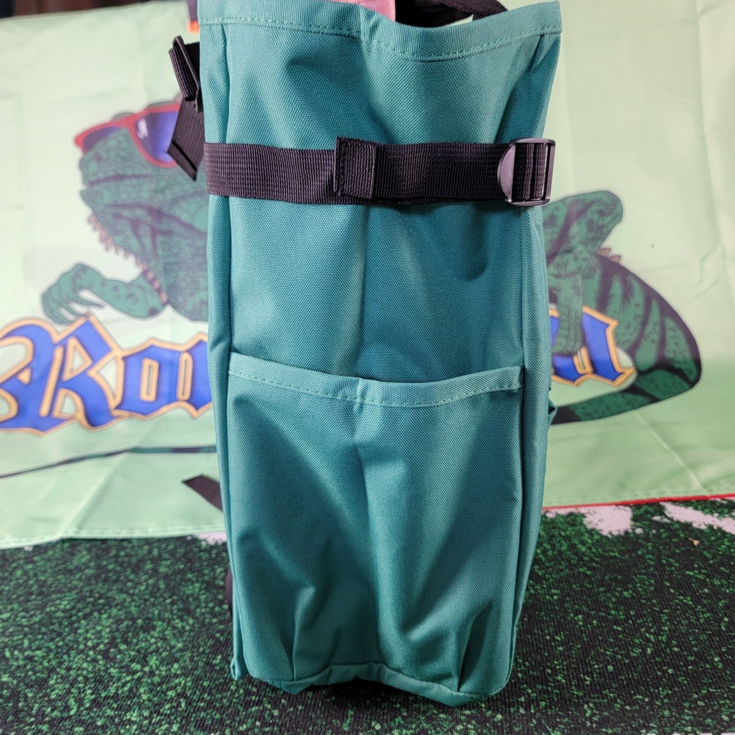 McNairy & Co B’NESS Roll Top Backpack Kelly Green Canvas Bag NWT $1986