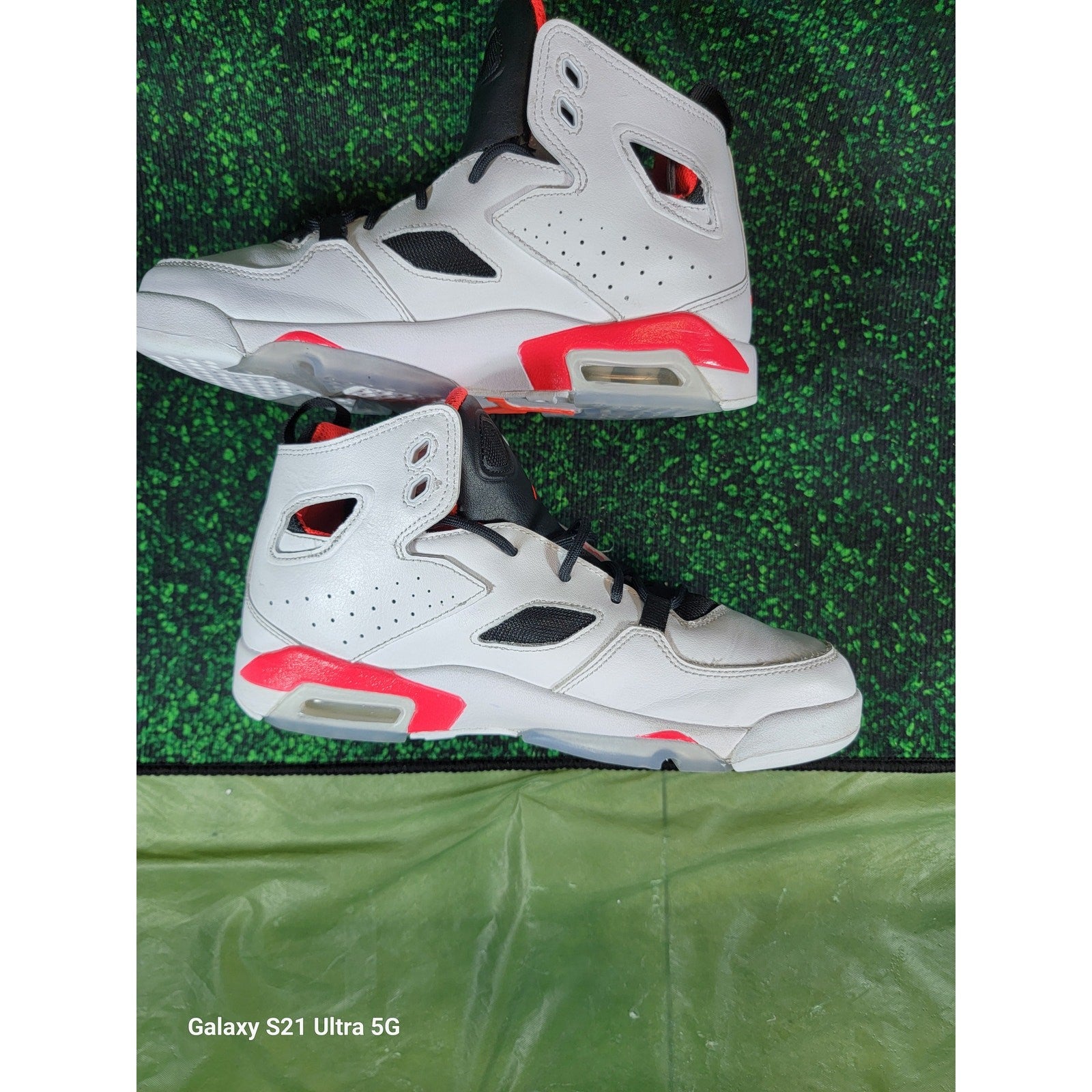 Nike Jordan Flight Club 91 GS 'White Infrared 23' Sz 5.5Y DM16851062