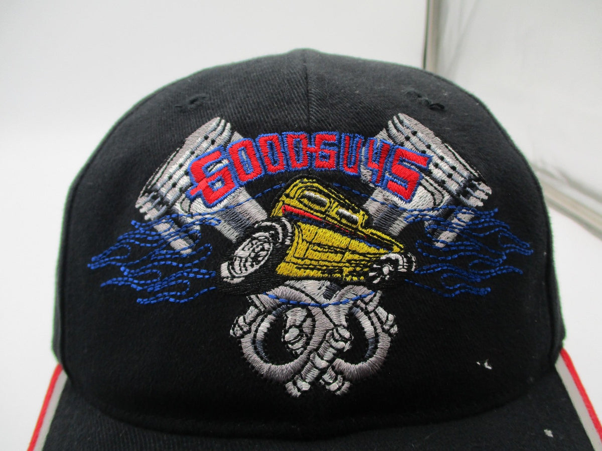 Goodguys Hat Cap Snap Back Mens One Size Black Hot Rod Car Embroidered Graphic1