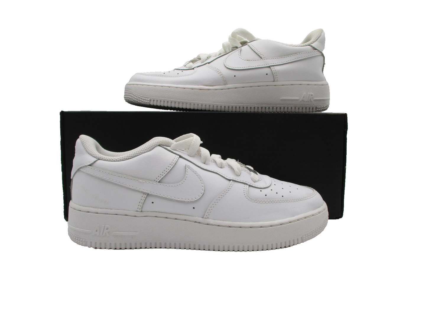 Nike Air Force 1 Shoes Youth Size 6.5Y White Low Leather AF1 DH2920111 (1E8)0