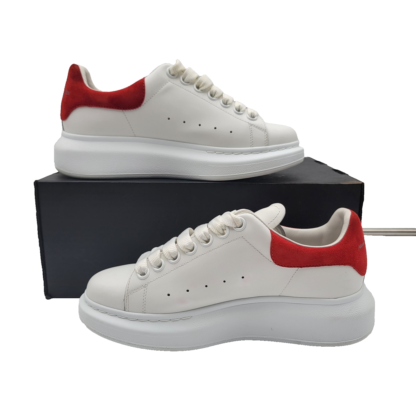 Alexander McQueen Oversized Sneaker Lush Red 553770 37